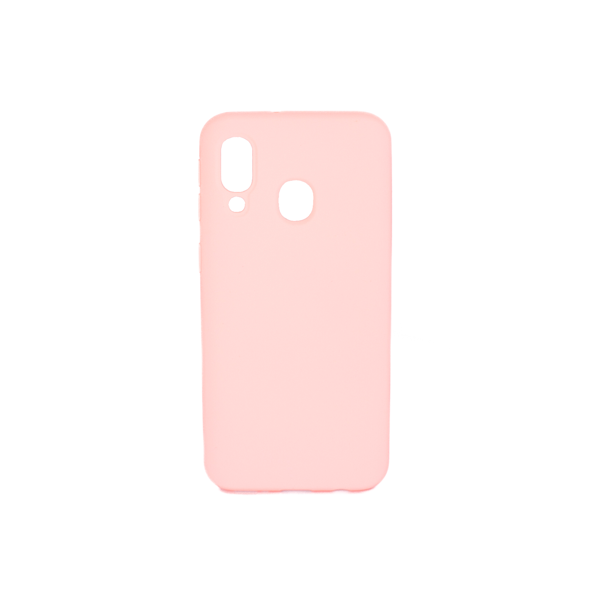 Protectores para celular  para Samsung  A40 Funda de silicona con felpa Rosa