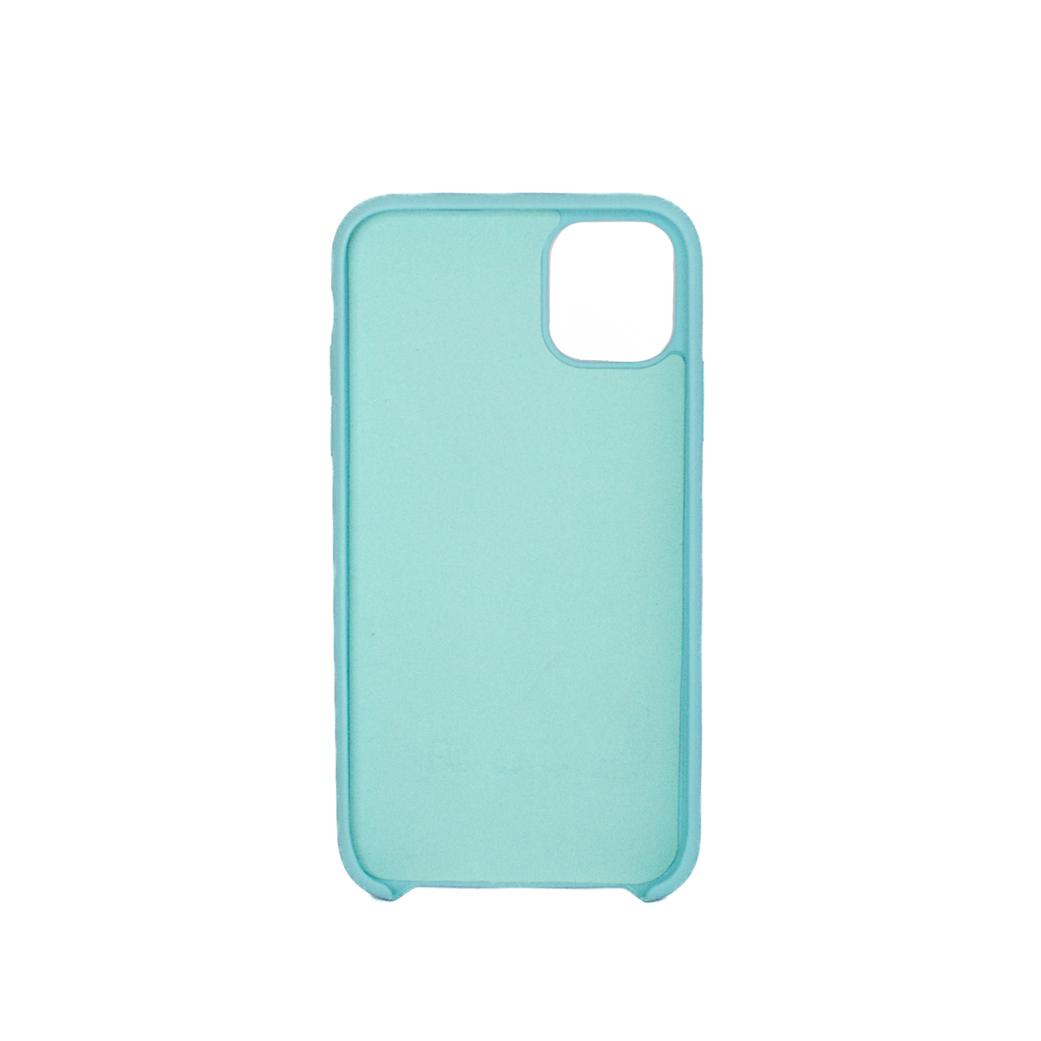 Protectores para celular  para Apple  iPhone 11 (6.1) Funda de silicona con felpa Celeste Pastel