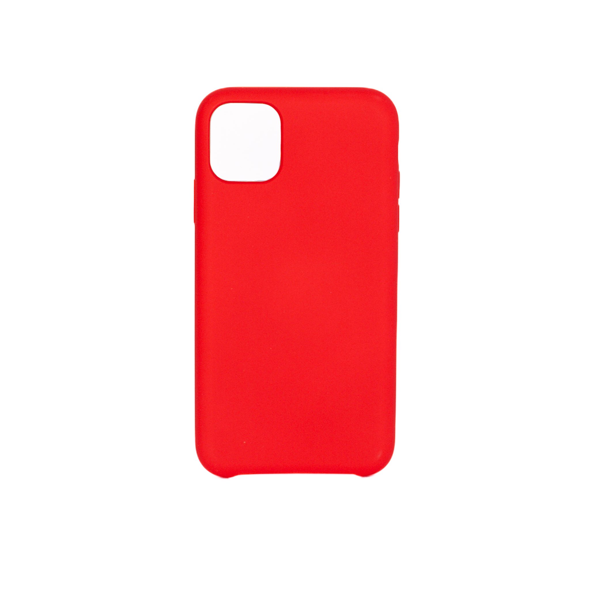 Protectores para celular  para Apple  iPhone 11 (6.1) Funda de silicona con felpa Rojo
