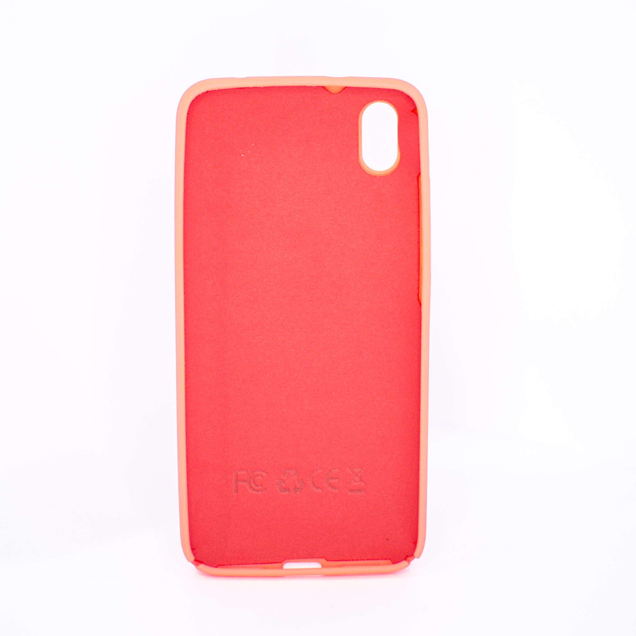 Protectores para celular  para Xiaomi  Redmi 7a Funda de silicona con felpa Salm�n