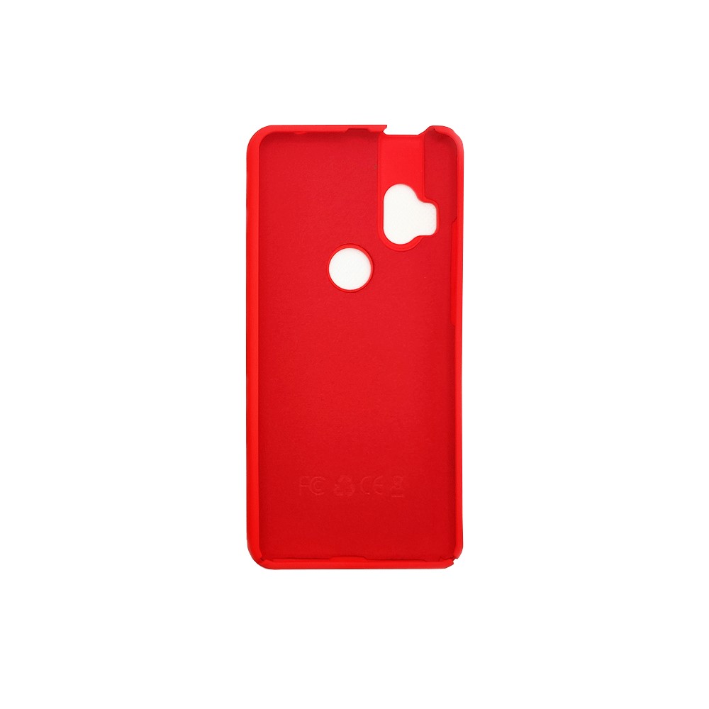Protectores para celular  para Motorola  One Hyper Funda de silicona con felpa Rojo