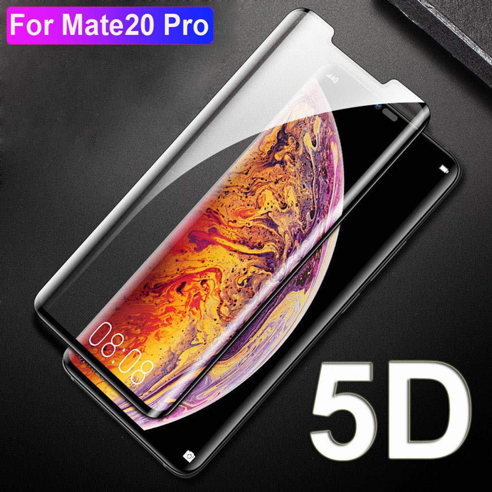 Protectores para celular  para Huawei  Mate 20 Pro Templado pantalla curvo 5D Negro