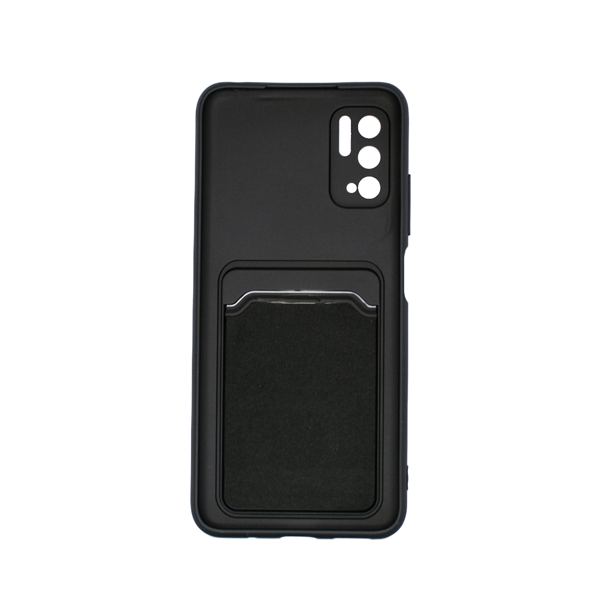 Protectores para celular  para Xiaomi  Redmi Note 10 5G Funda de tpu con cubre c�mara y porta tarjeta Negro