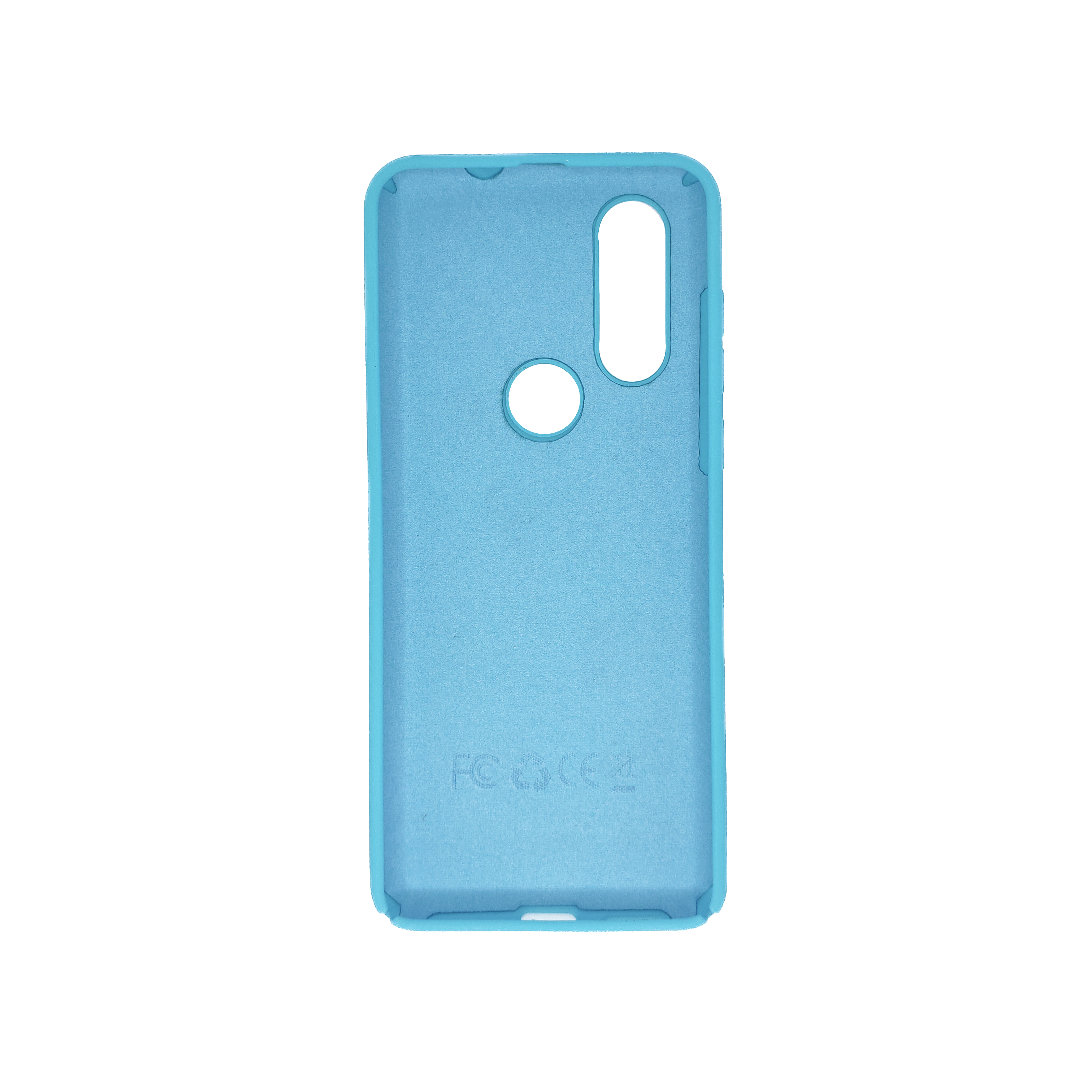 Protectores para celular  para Motorola  One Vision Funda de silicona con felpa Celeste