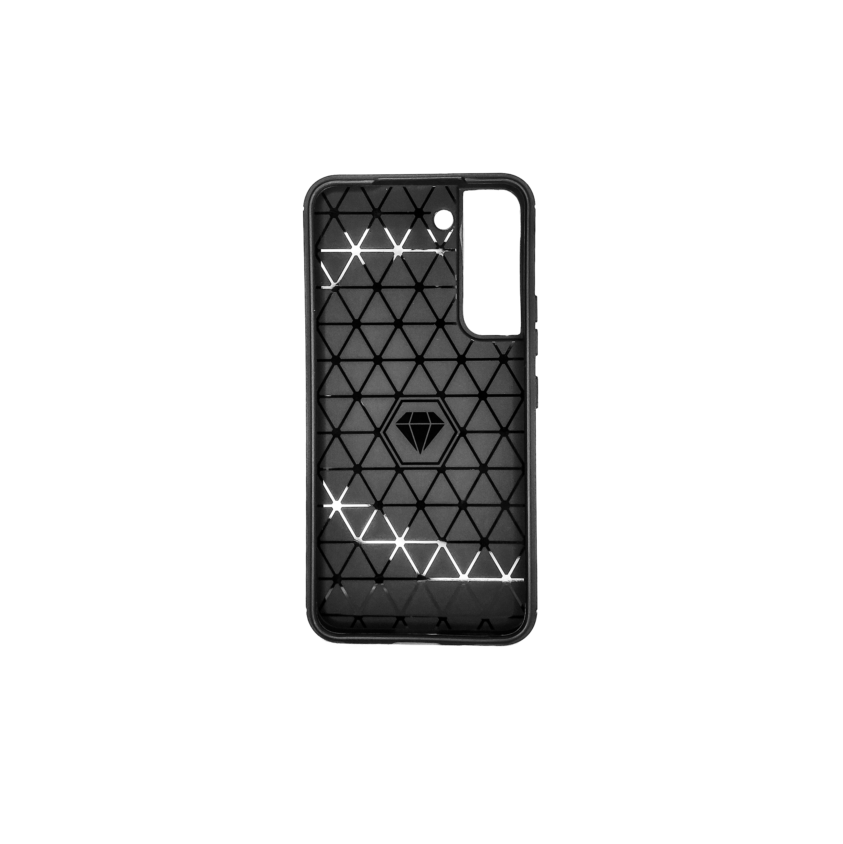 Protectores para celular  para Samsung  S22 Plus / S22+ Funda de tpu fibra de carbono Negro