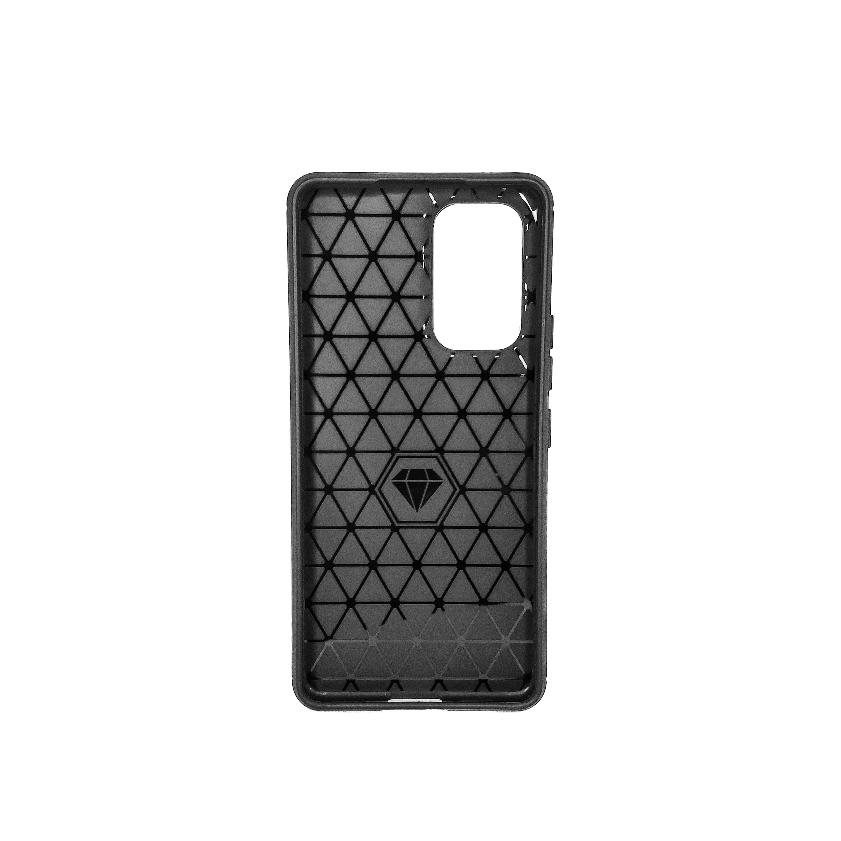 Protectores para celular  para Samsung  A53 5G Funda de tpu fibra de carbono Negro