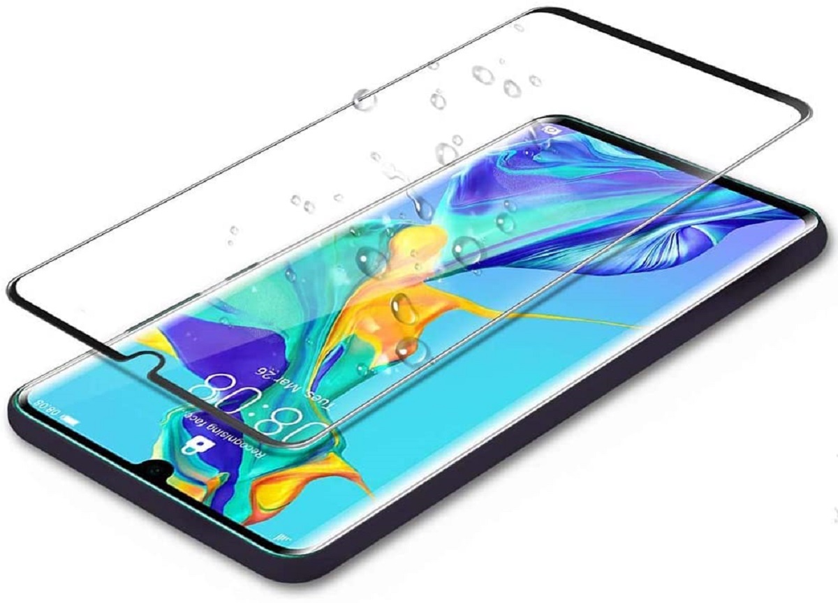 Protectores para celular  para Huawei  P30 Pro Templado pantalla curvo 5D Negro