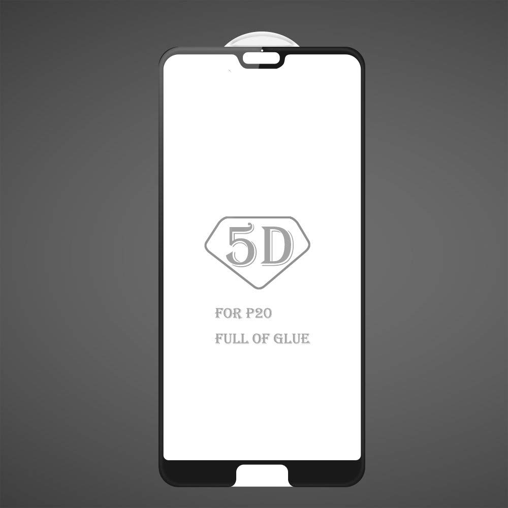 Protectores para celular  para Huawei  P20 Templado pantalla full cover Negro