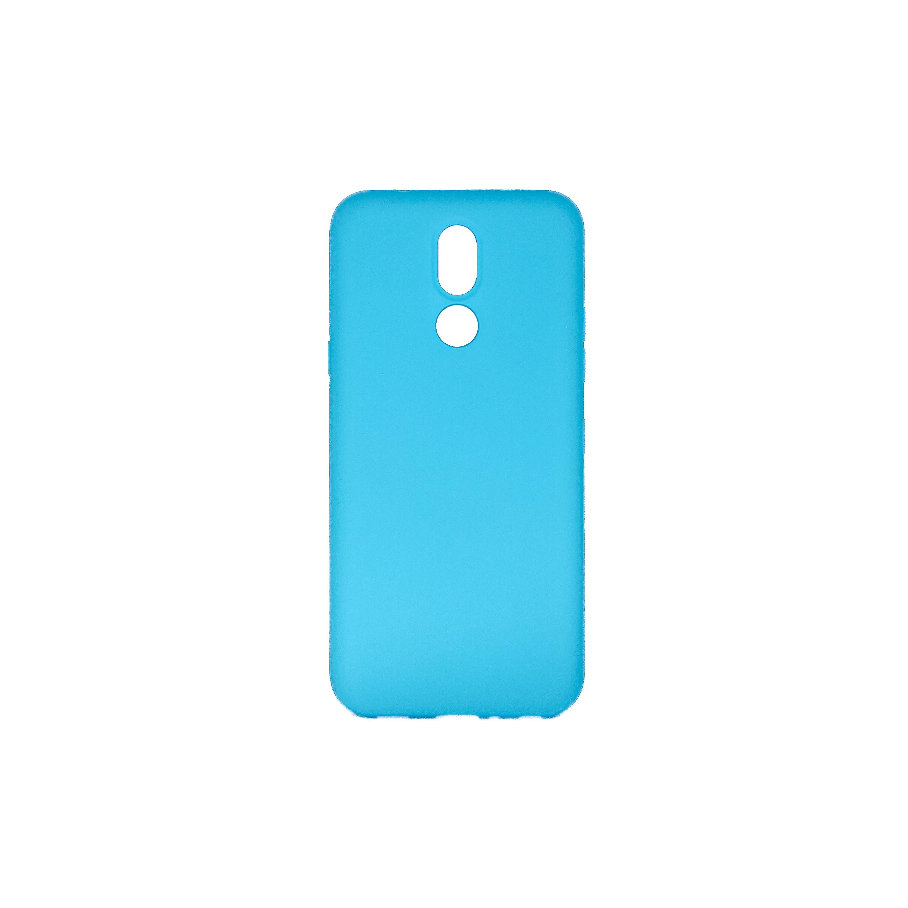 Protectores para celular  para Lg  K40 Funda de silicona con felpa Celeste