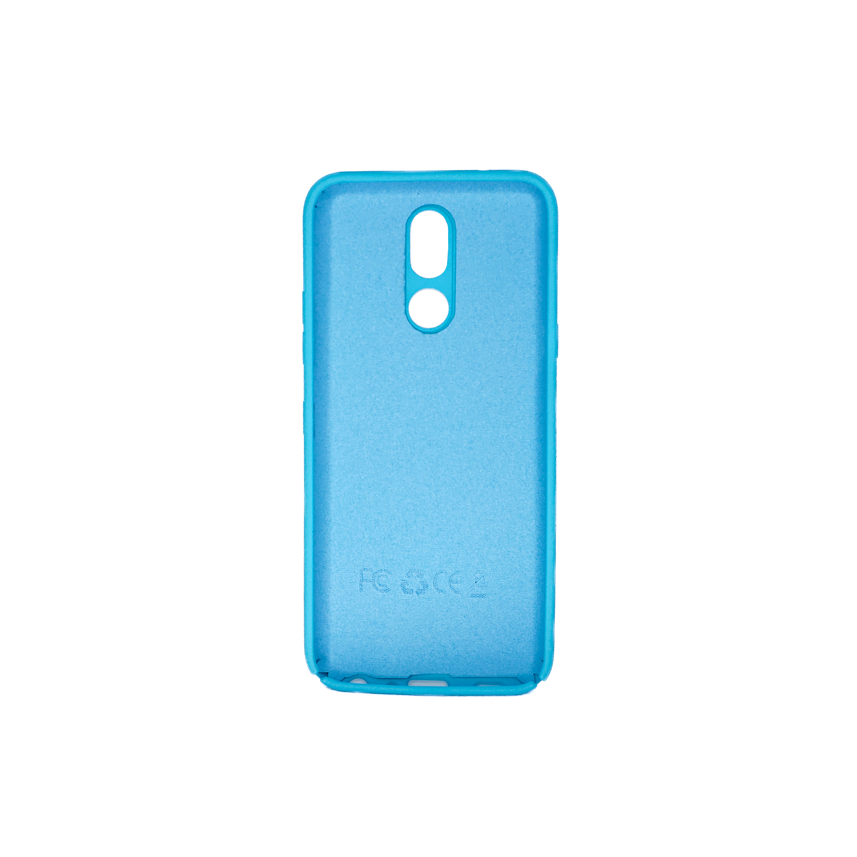 Protectores para celular  para Lg  K40 Funda de silicona con felpa Celeste