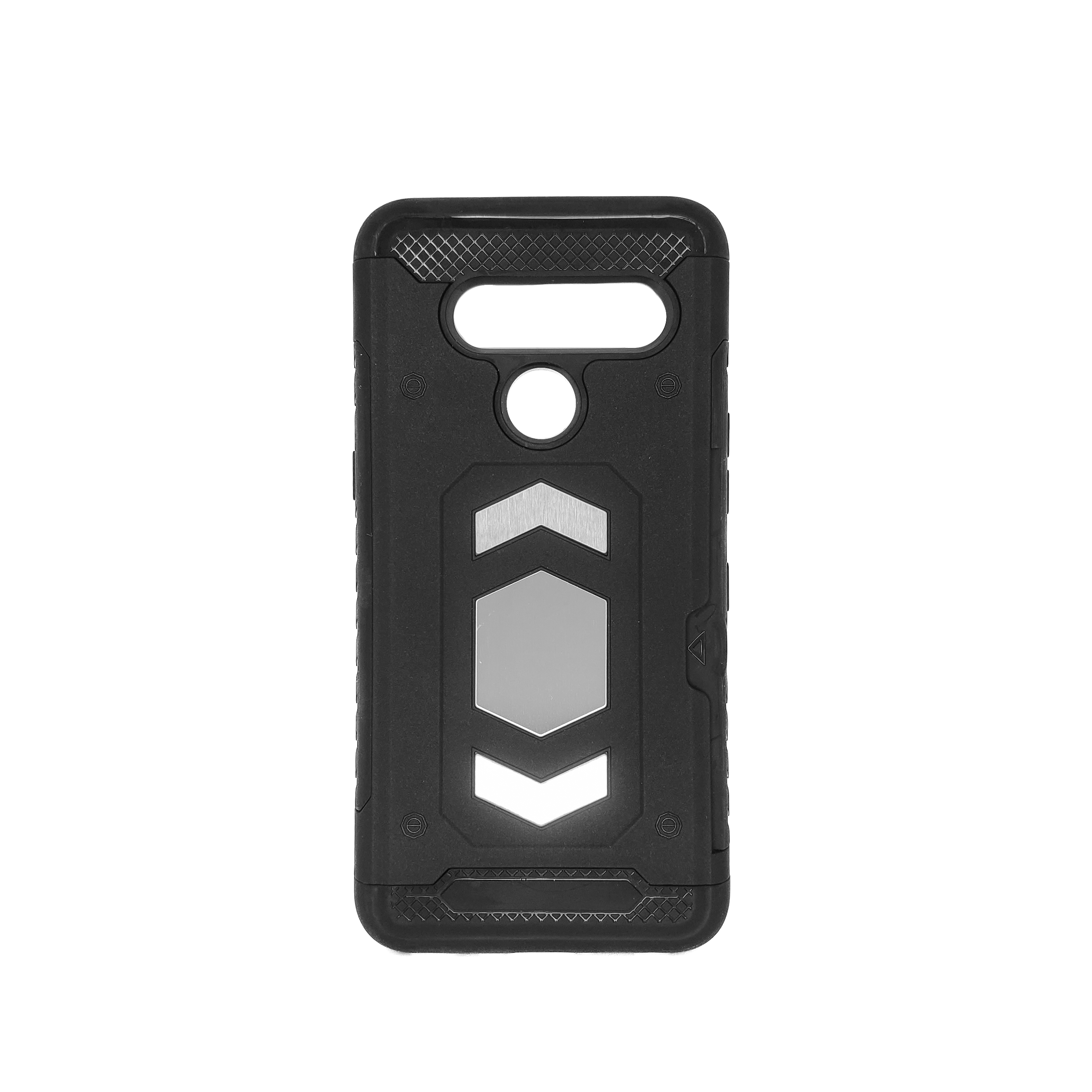 Protectores para celular  para Lg  G8 ThinQ Funda reforzada con porta tarjeta Negro