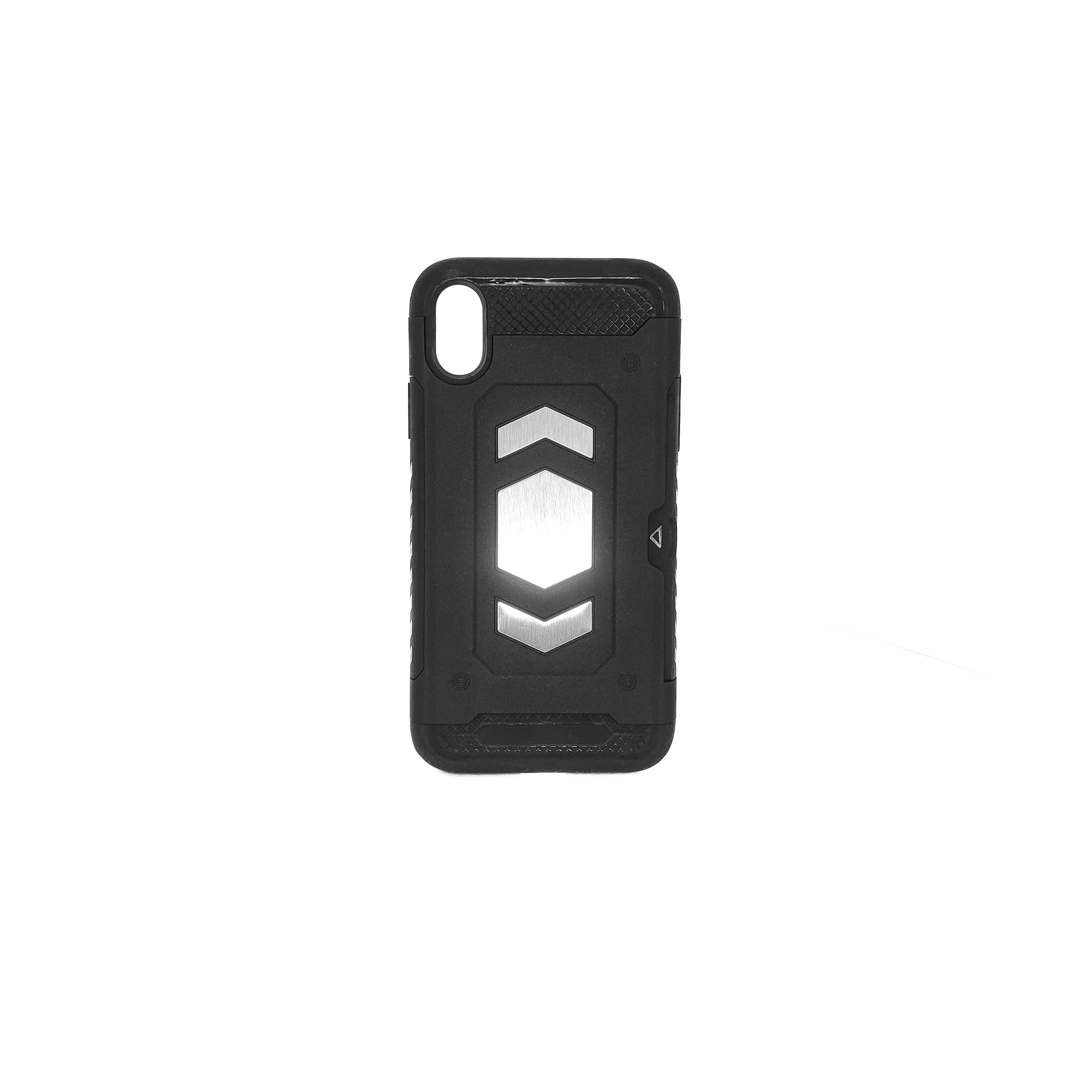Protectores para celular  para Apple  iPhone Xr 6.1 Funda reforzada con porta tarjeta Negro