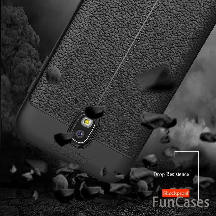 Protectores para celular  para Samsung  J7 2017 Global (Pro) Funda de tpu s�mil cuero Negro
