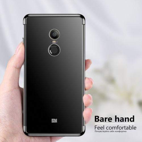 Protectores para celular  para Xiaomi  Redmi 5 Plus Funda de tpu borde electro Negro