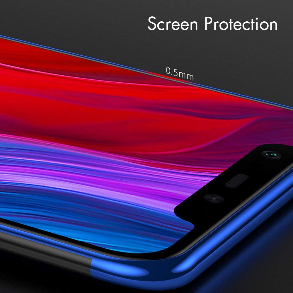 Protectores para celular  para Xiaomi  Mi 8 Funda de tpu borde electro Azul