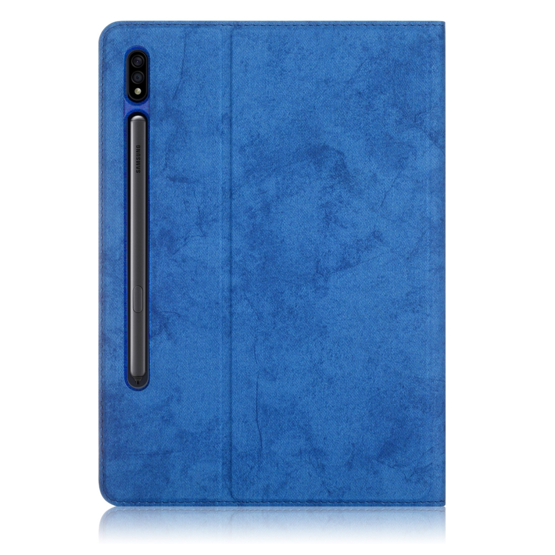 Protectores para Tablet  para Samsung  para Samsung Galaxy Tab S7 Plus Sm-T970 Funda flip cover con bolsillo Azul