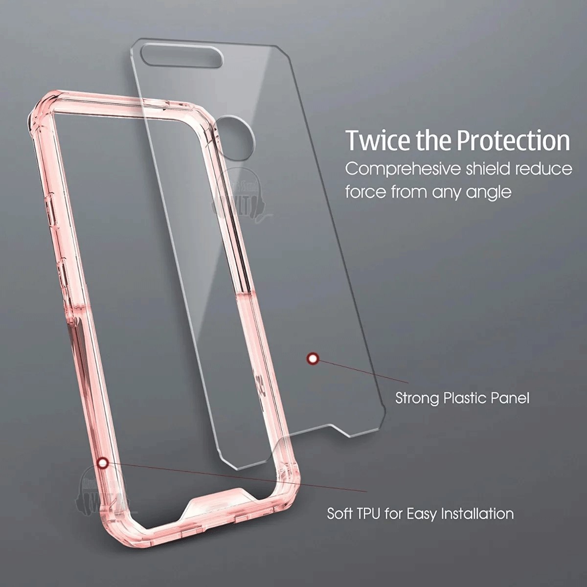 Protectores para celular  para Google  Pixel Funda de acr�lico con esquinas ref Rosa