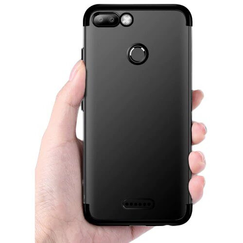 Protectores para celular  para Xiaomi  Redmi 6 Funda de tpu borde electro Negro