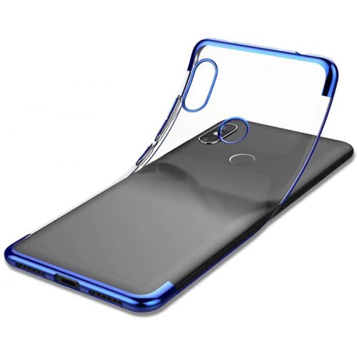 Protectores para celular  para Xiaomi  Redmi Note 6 Pro Funda de tpu borde electro Azul