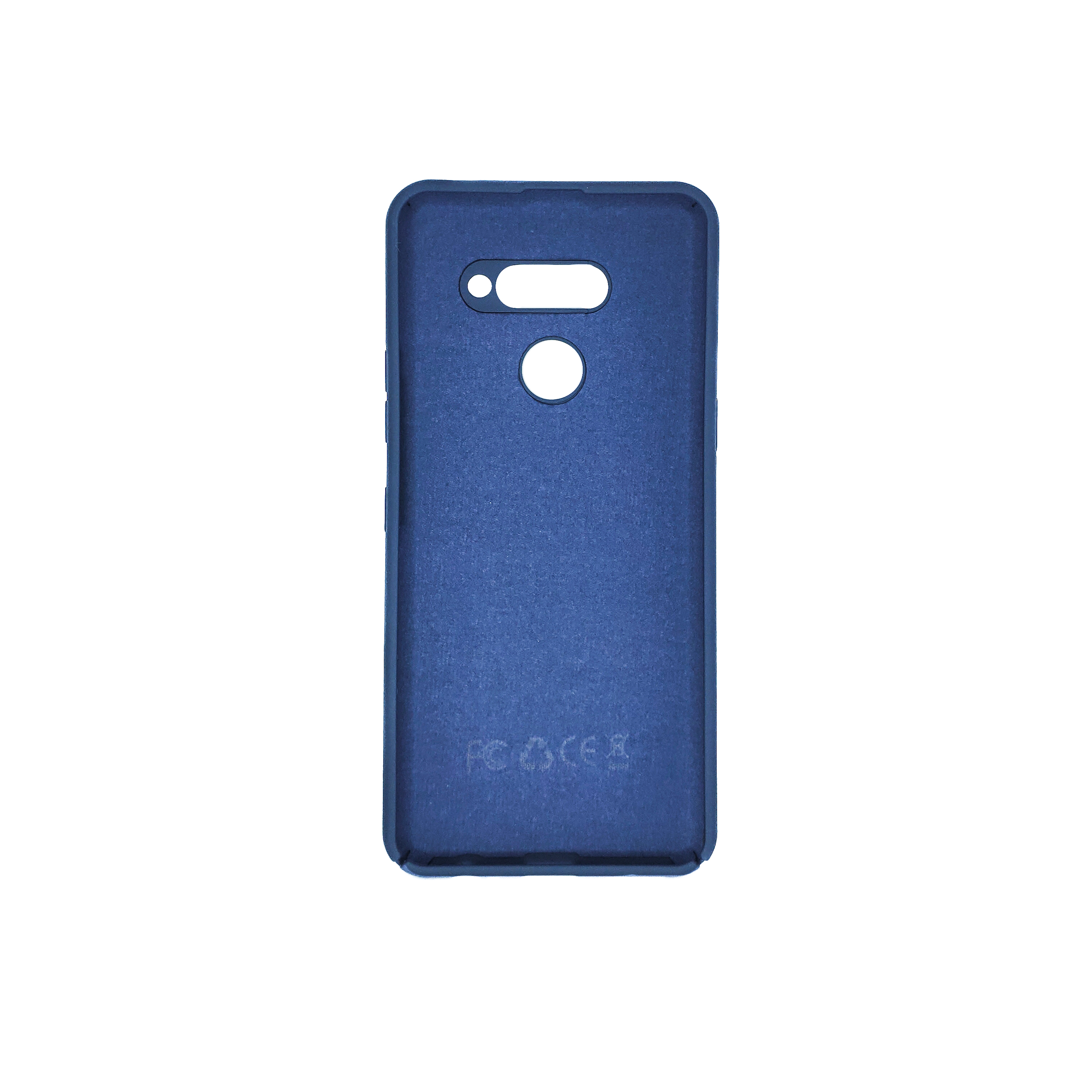 Protectores para celular  para Lg  K50s Funda de silicona con felpa Azul