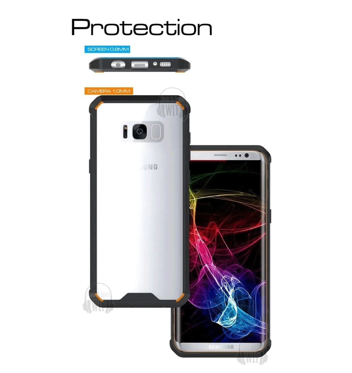 Protectores para celular  para Samsung  S8 Funda de acr�lico con esquinas ref Transparente