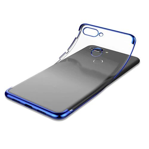 Protectores para celular  para Xiaomi  Mi 8 Lite Funda de tpu borde electro Azul