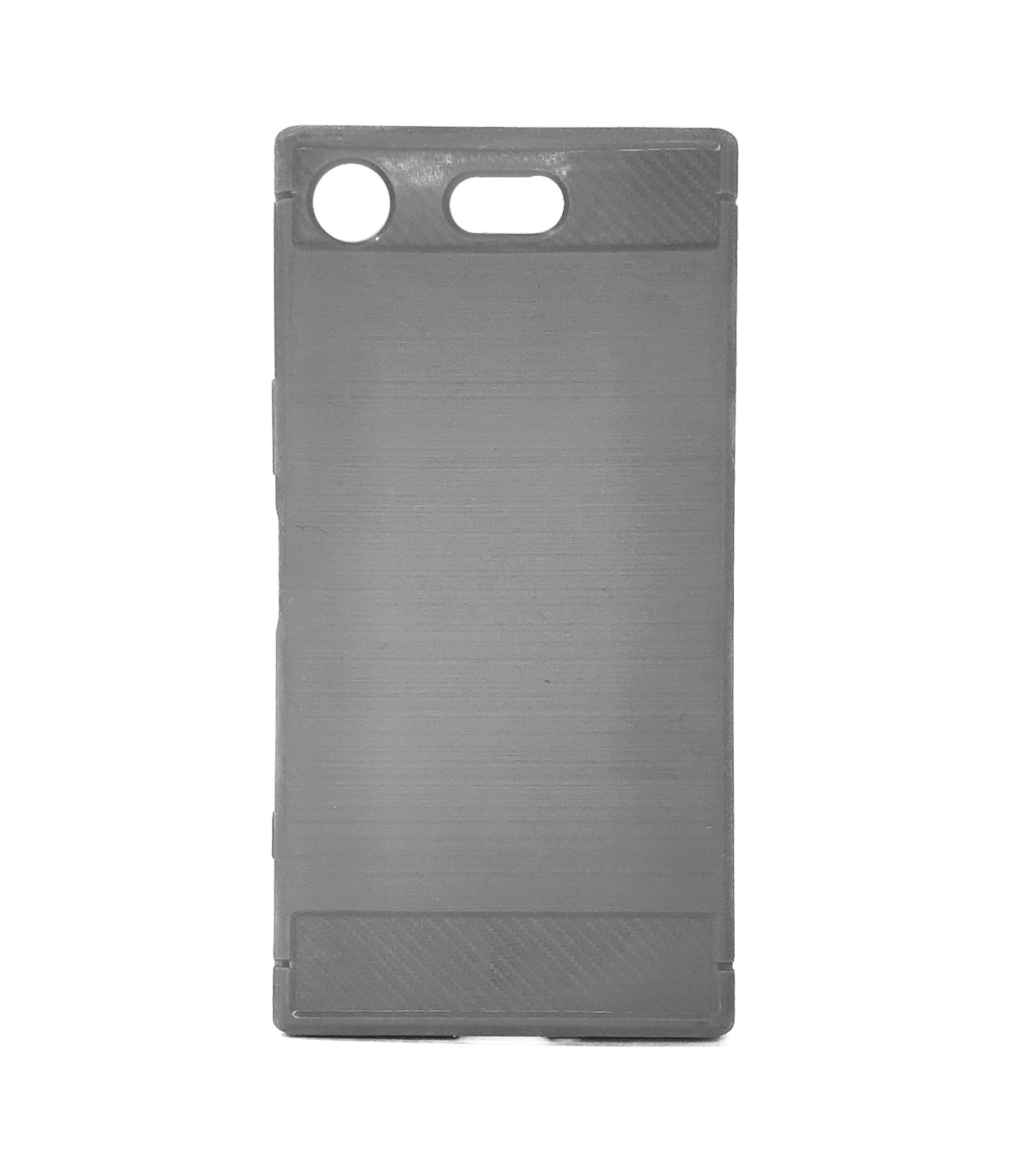 Protectores para celular  para Sony  Xperia XZ1 Compact Funda de tpu fibra de carbono Gris