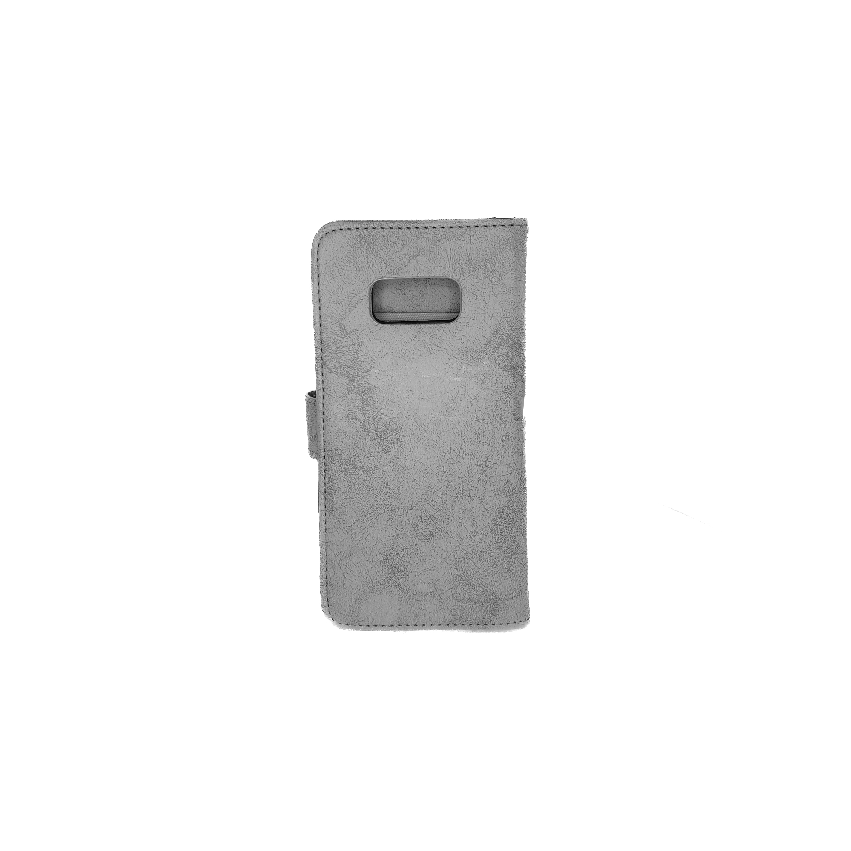 Protectores para celular  para Samsung  S8 Plus Funda de tpu s�mil cuero Gris