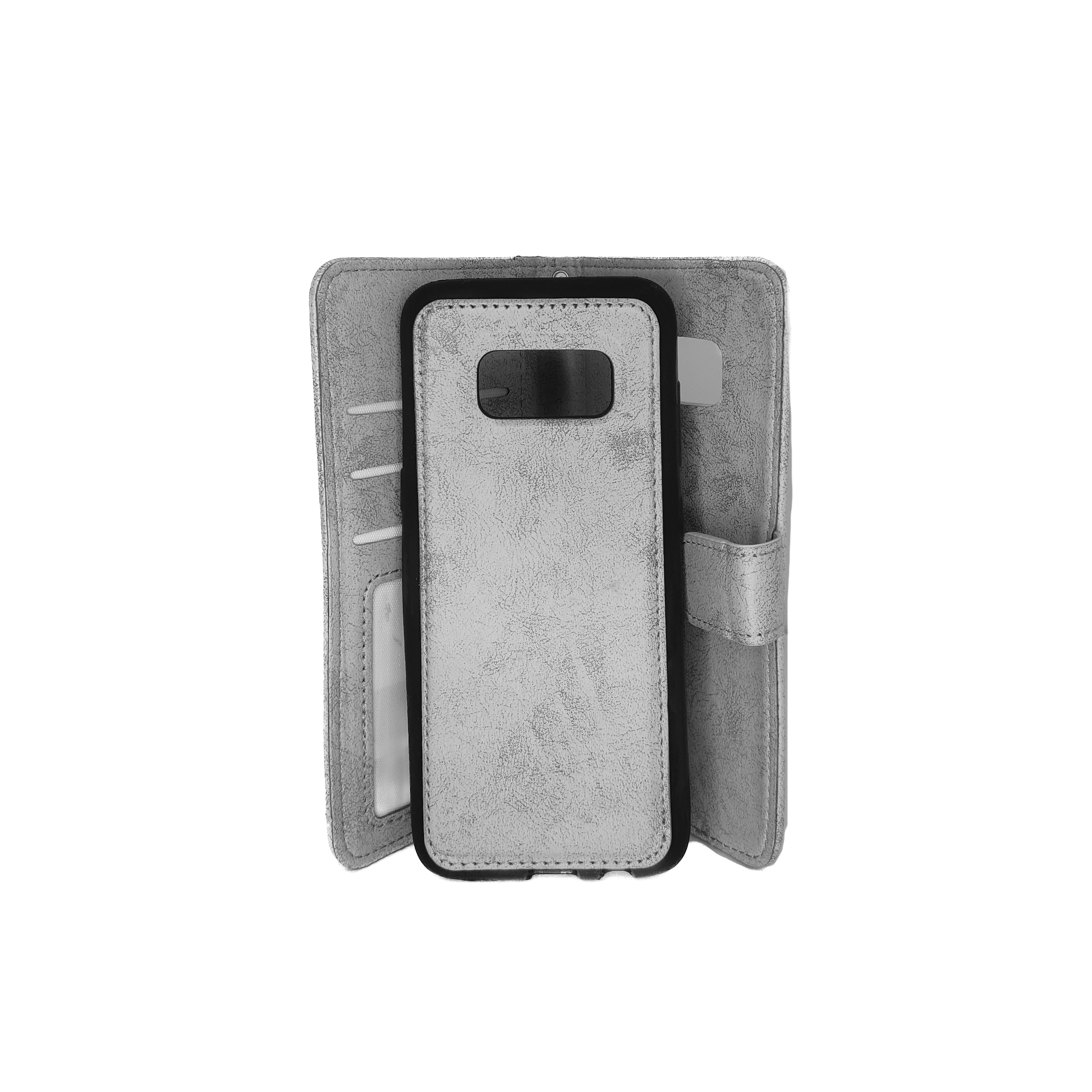 Protectores para celular  para Samsung  S8 Funda flip cover duo Gris