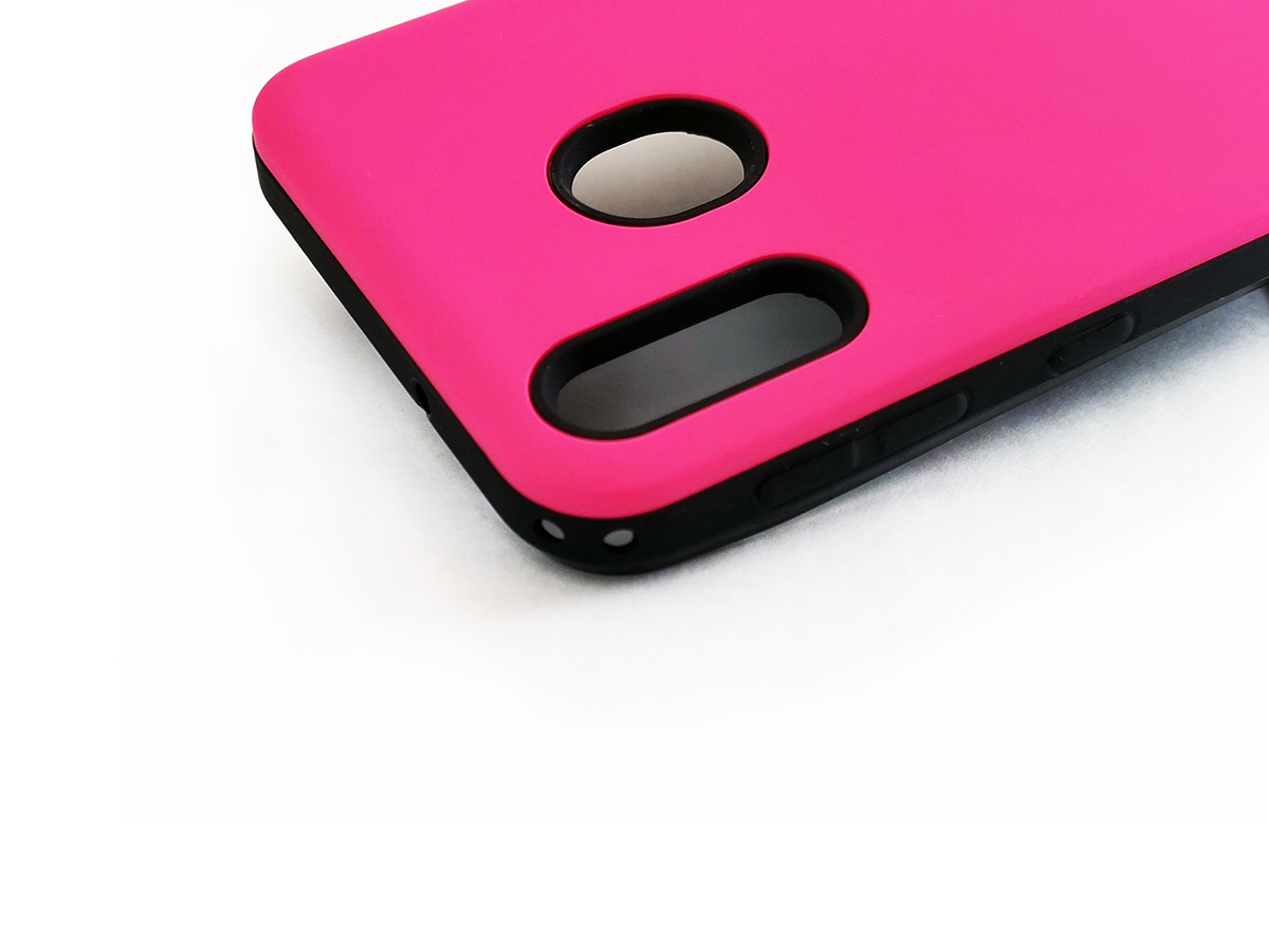 Protectores para celular  para Samsung  M20 Funda reforzada soft Fucsia