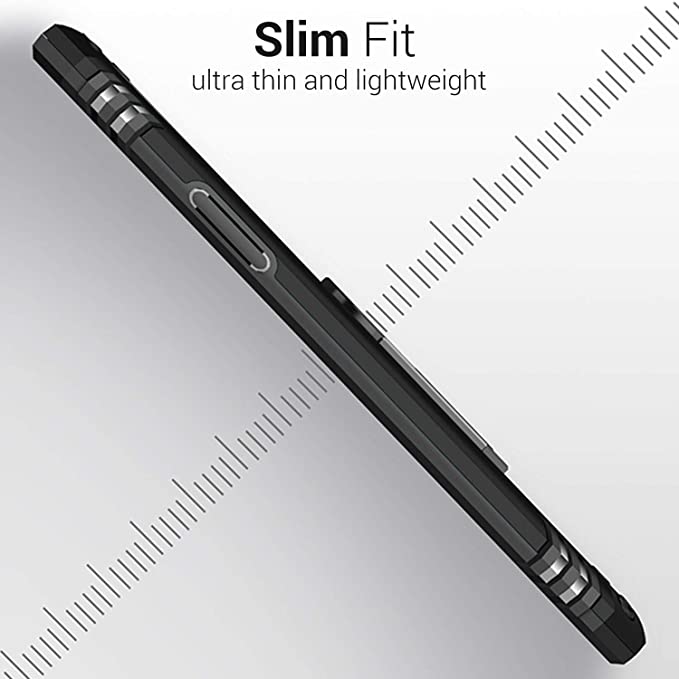 Protectores para celular  para Samsung  A22 5G Funda reforzada con anillo v2 Negro