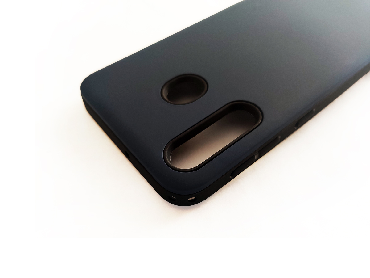 Protectores para celular  para Samsung  M30 Funda reforzada soft Negro
