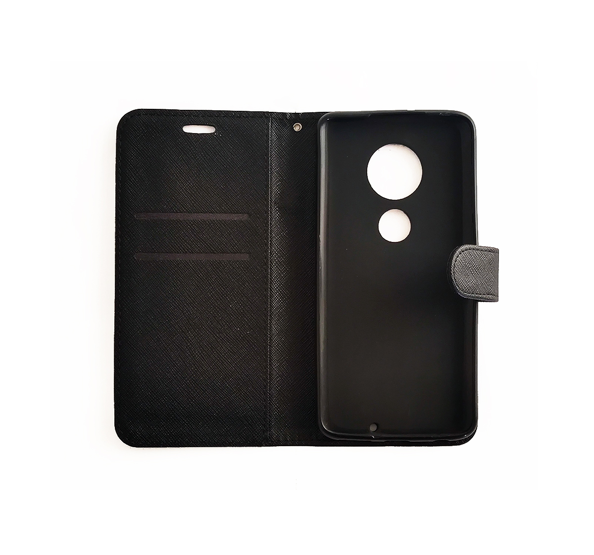 Protectores para celular  para Motorola  Moto G7 / Moto G7 Plus Funda flip cover Negro