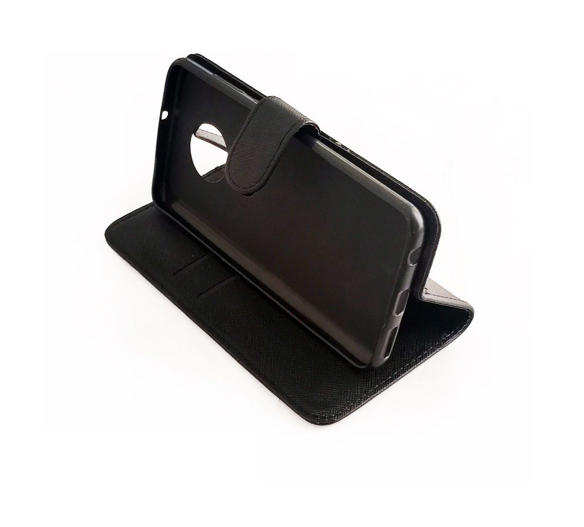 Protectores para celular  para Motorola  Moto G7 / Moto G7 Plus Funda flip cover Negro