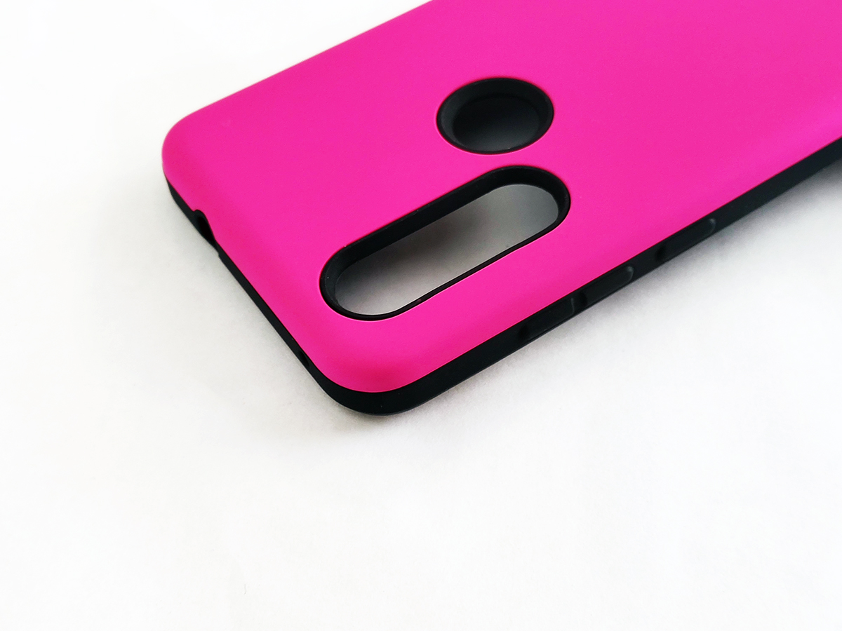 Protectores para celular  para Motorola  One Vision Funda reforzada soft Fucsia