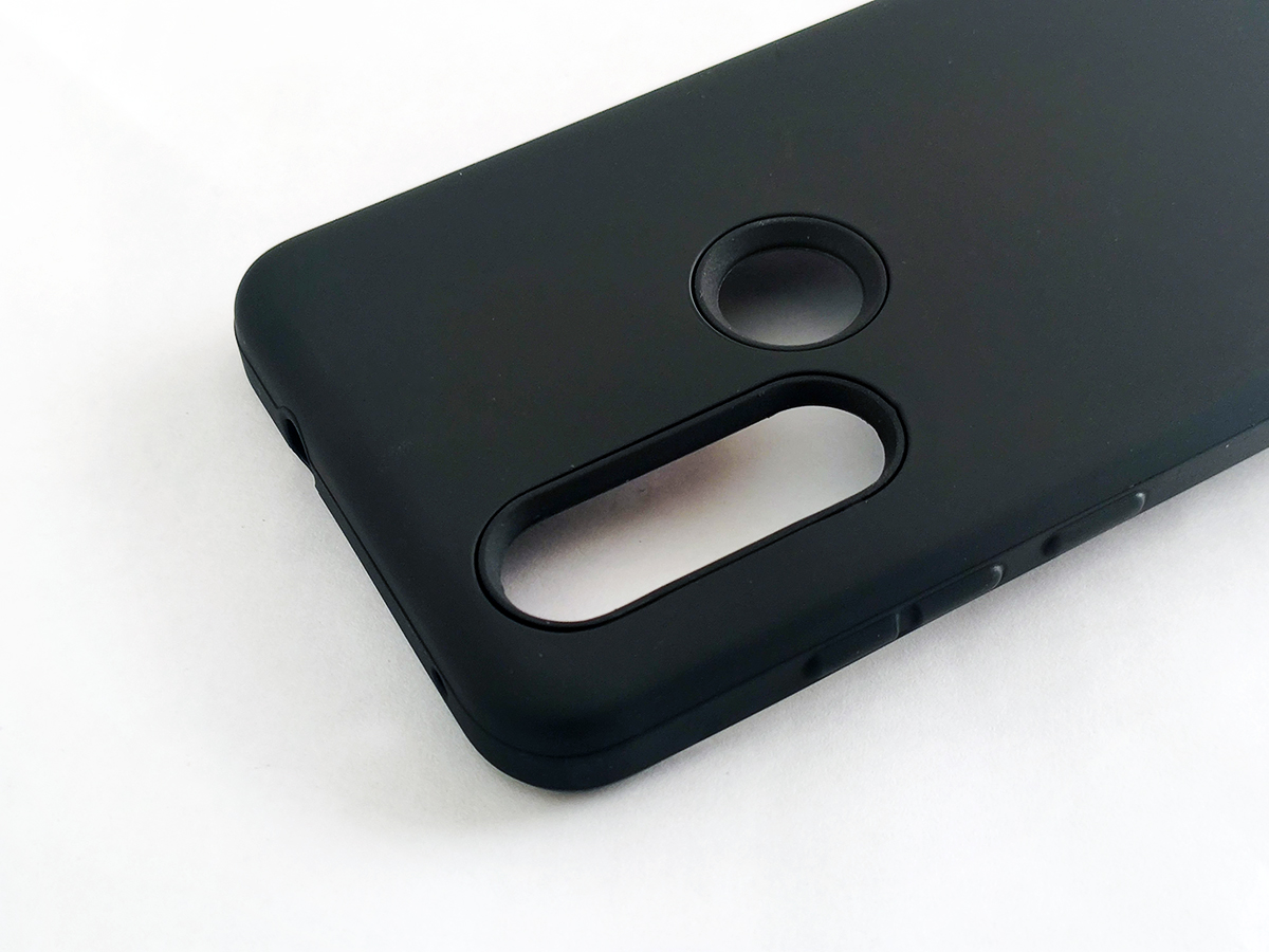 Protectores para celular  para Motorola  One Vision Funda reforzada soft Negro