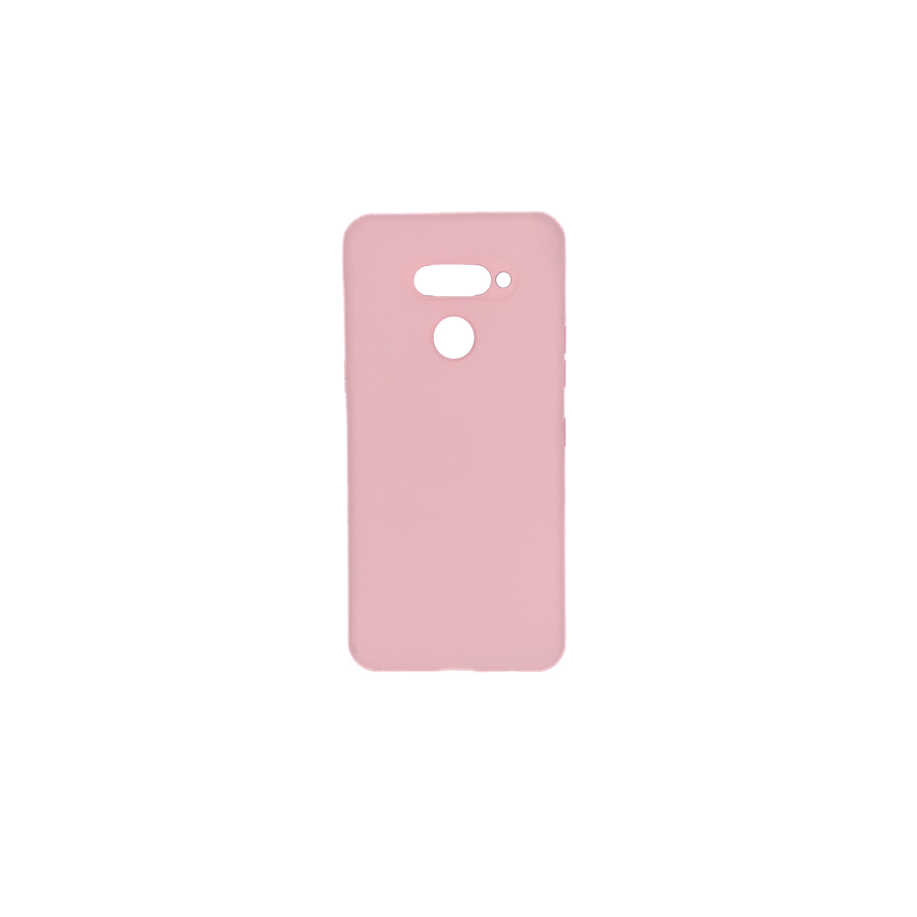 Protectores para celular  para Lg  K50s Funda de silicona con felpa Rosa