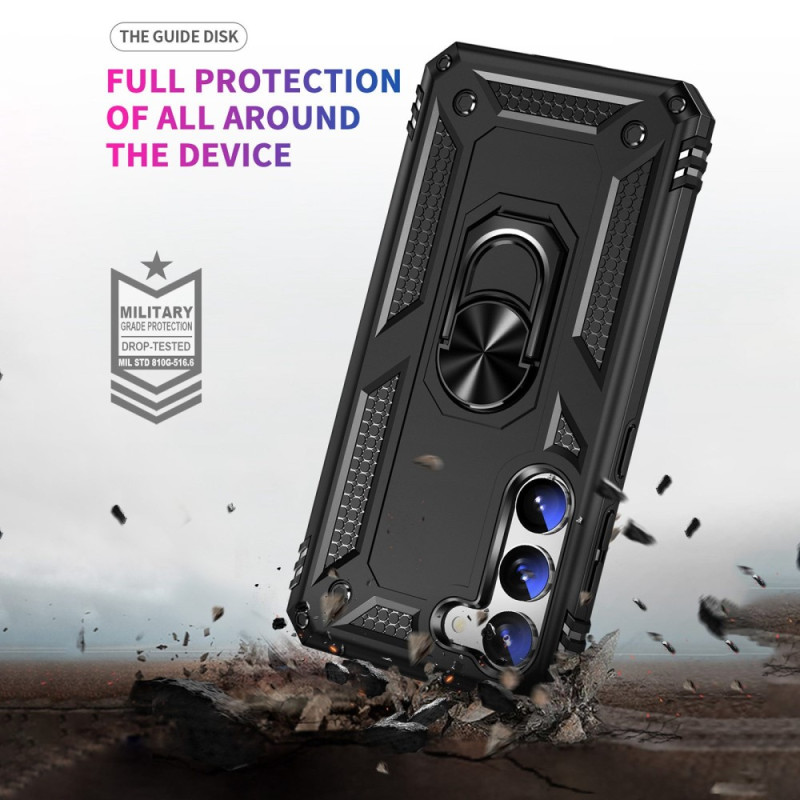 Protectores para celular  para Samsung  S23 Funda reforzada con anillo v2 Negro