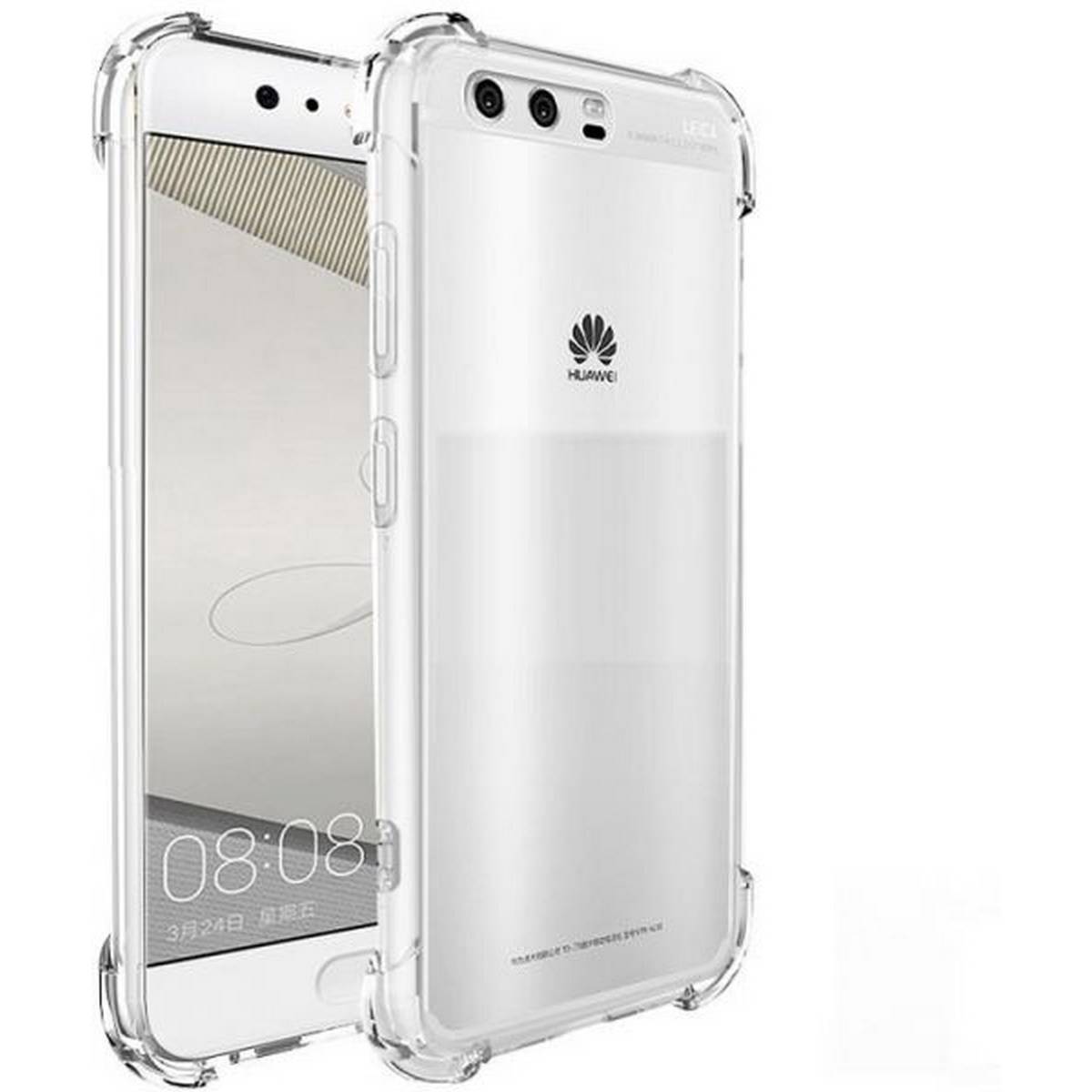 Protectores para celular  para Huawei  P10 Funda de tpu esquinas reforzadas Transparente