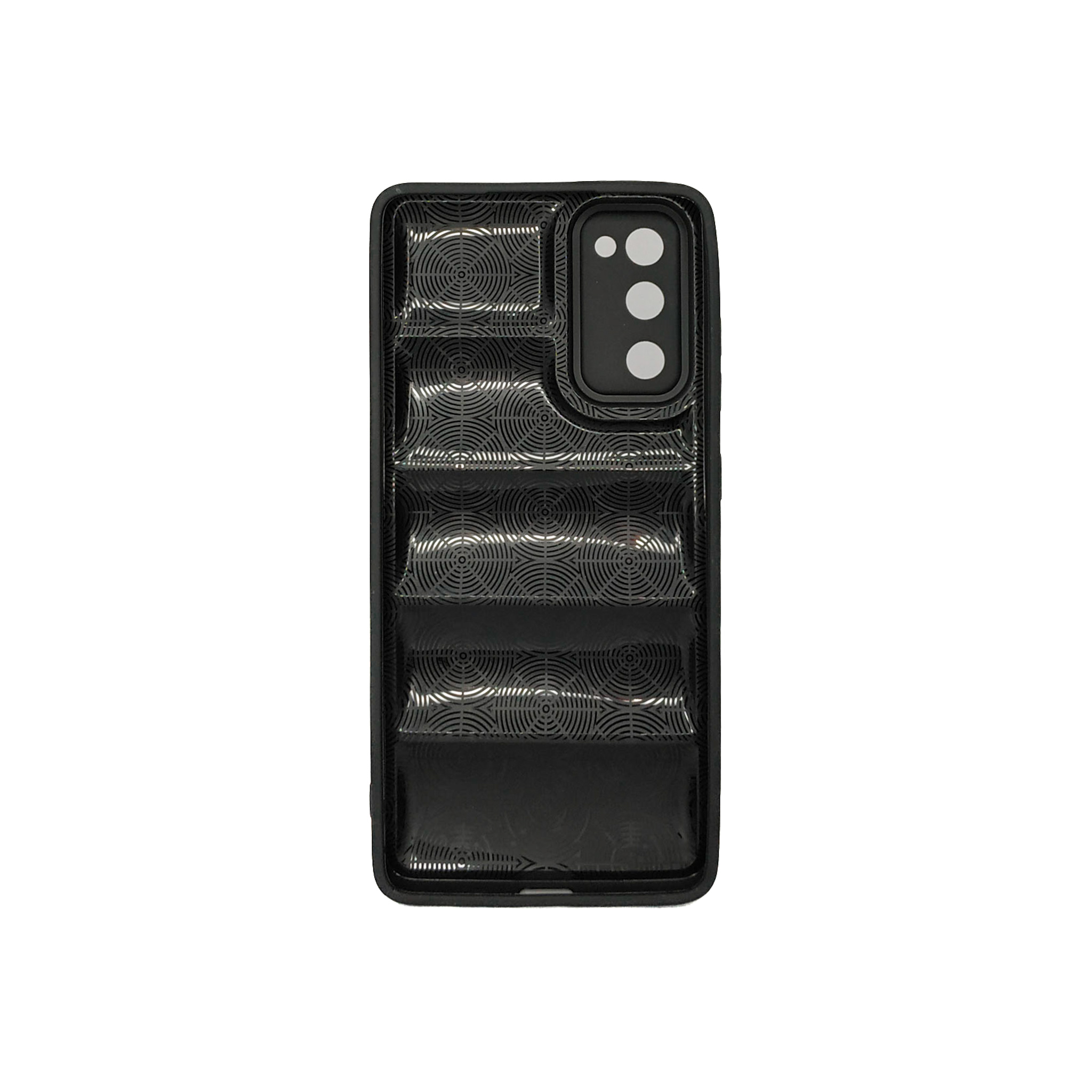 Protectores para celular  para Samsung  S20 Fe Funda de tpu Puffer Negro