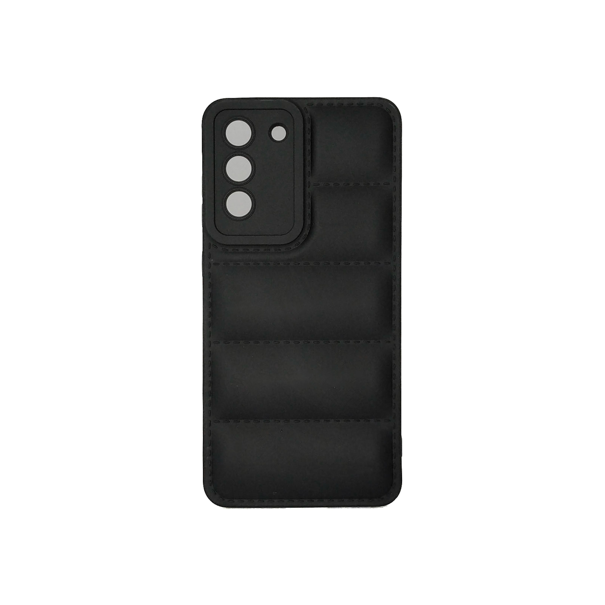 Protectores para celular  para Samsung  S21 Fe Funda de tpu Puffer Negro