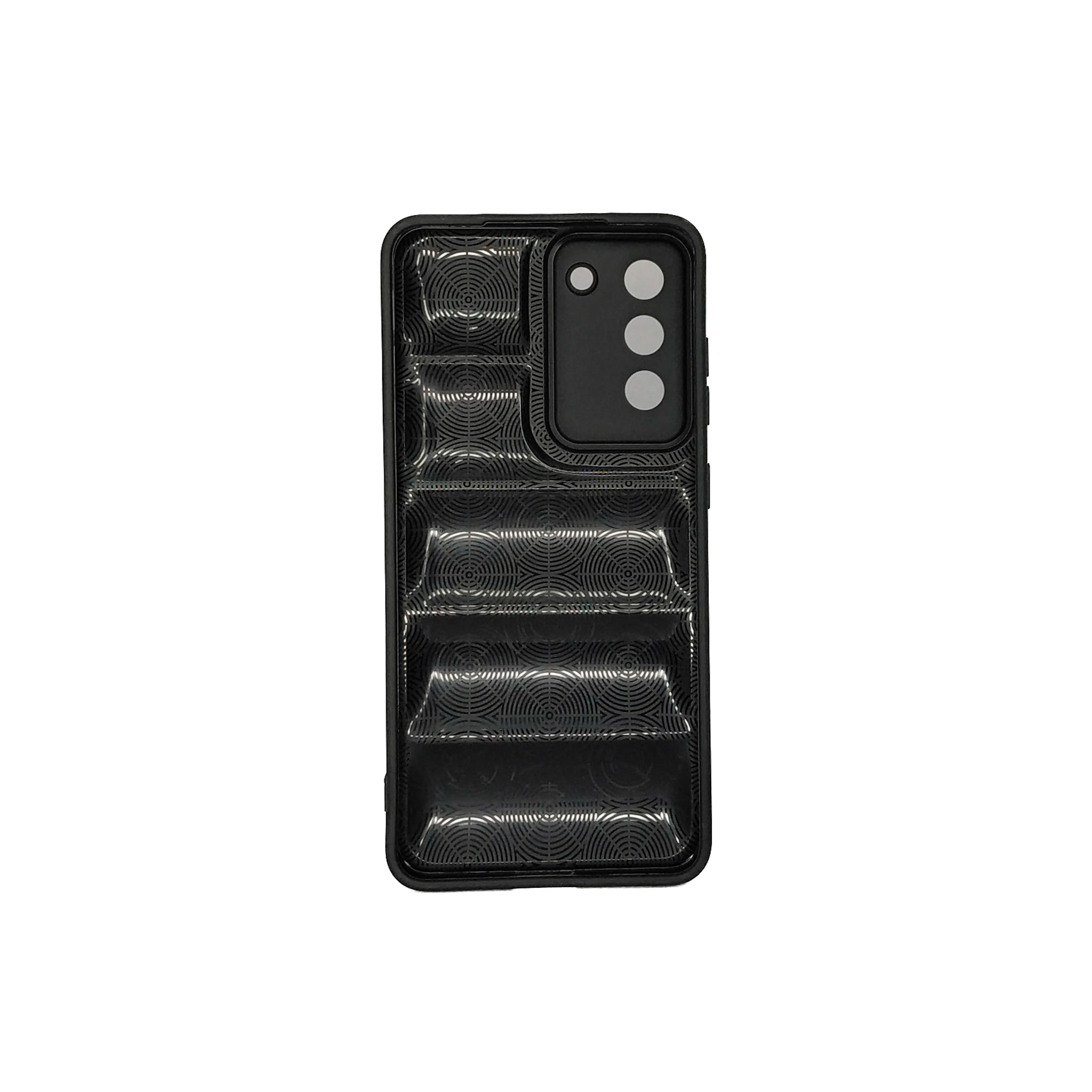 Protectores para celular  para Samsung  S21 Fe Funda de tpu Puffer Negro
