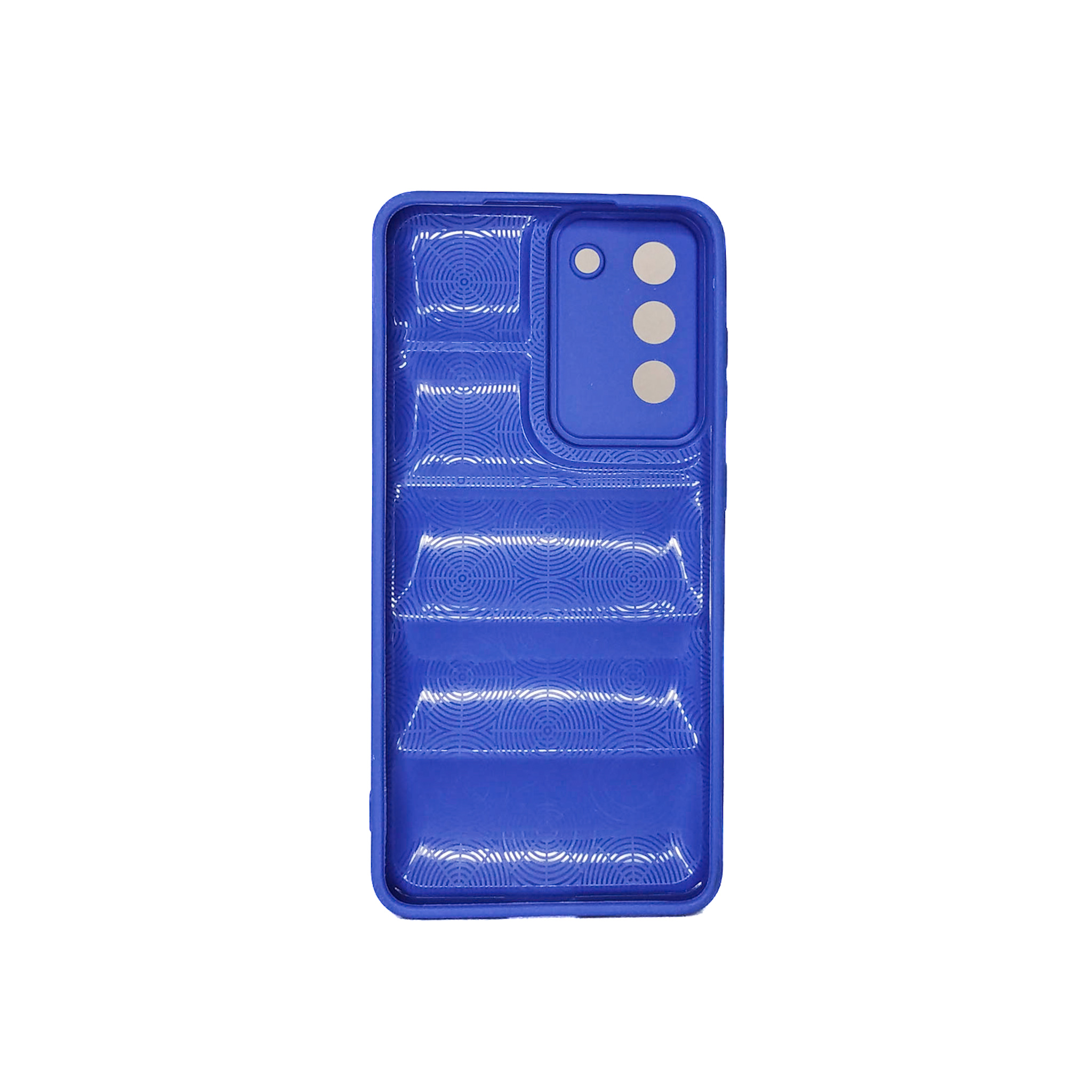 Protectores para celular  para Samsung  S21 Fe Funda de tpu Puffer Azul