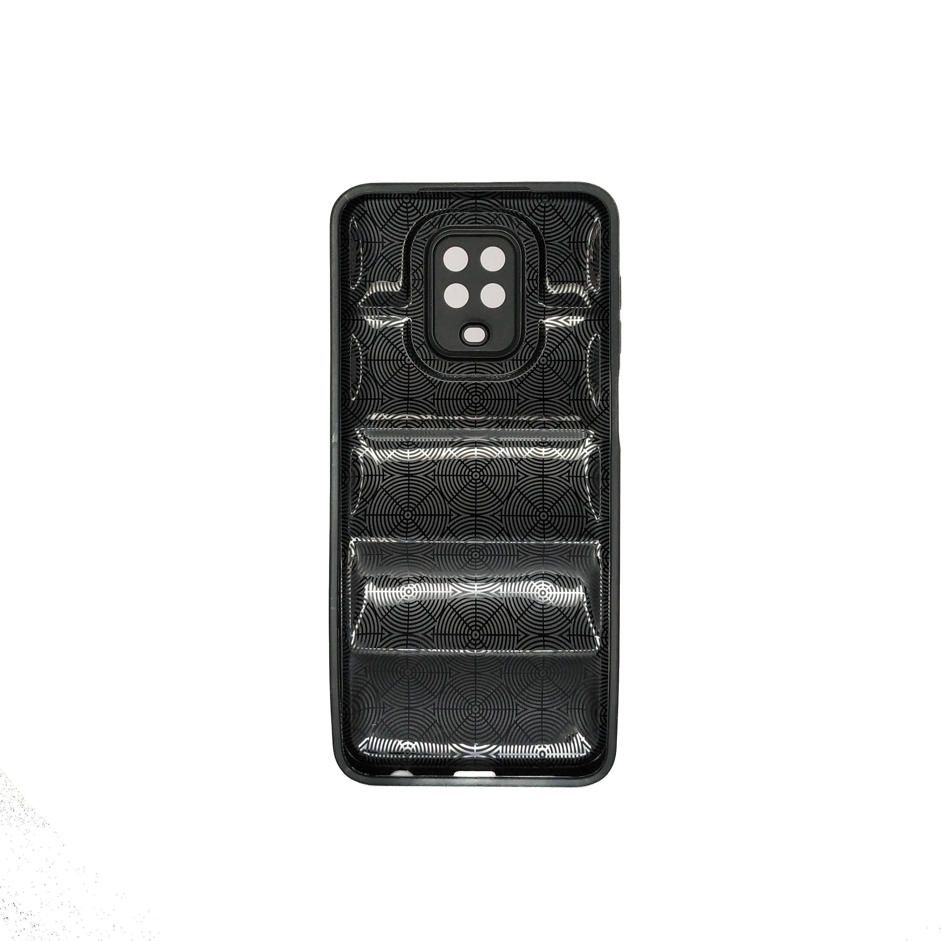 Protectores para celular  para Xiaomi  Redmi Note 9s / 9 Pro Funda de tpu Puffer Negro