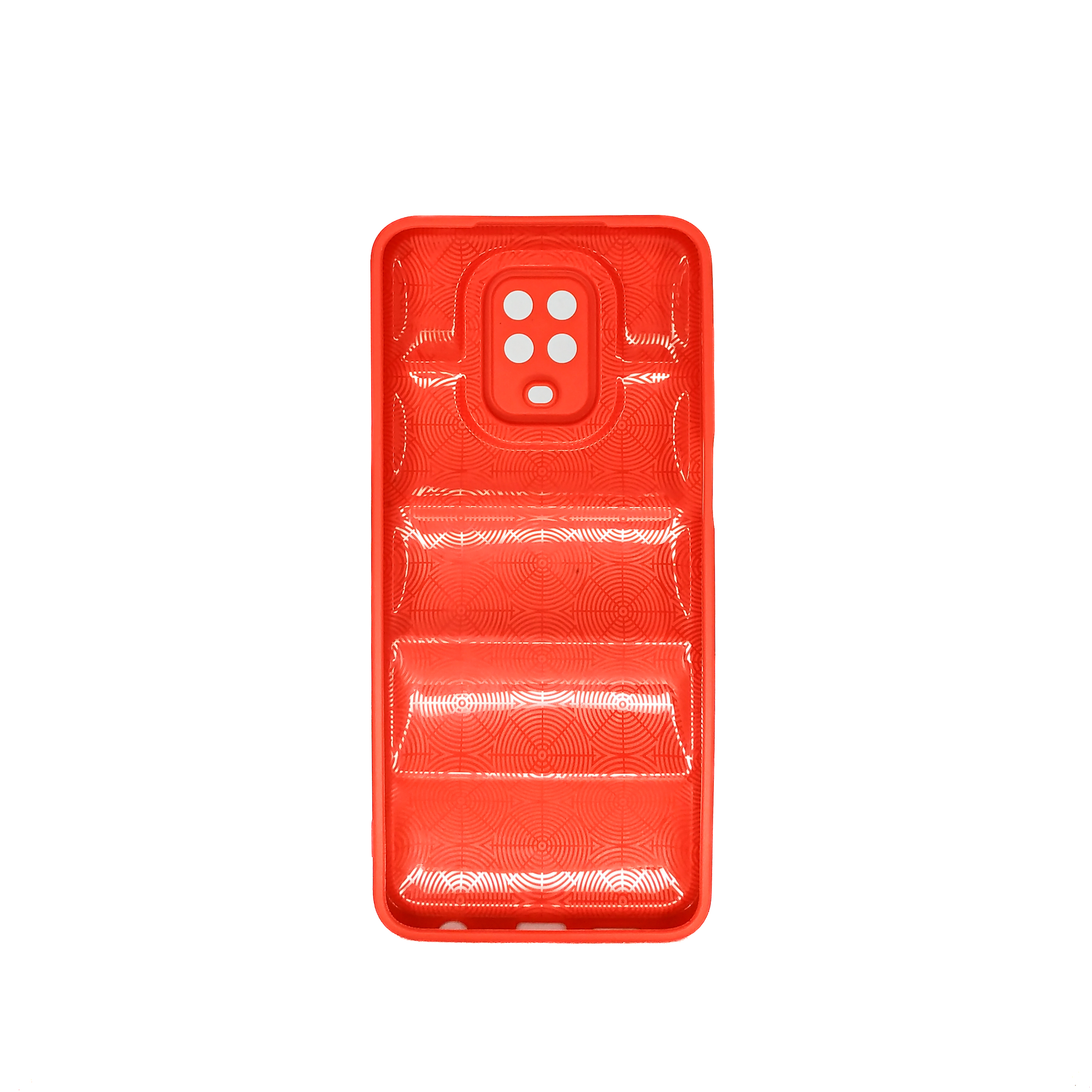 Protectores para celular  para Xiaomi  Redmi Note 9s / 9 Pro Funda de tpu Puffer Rojo