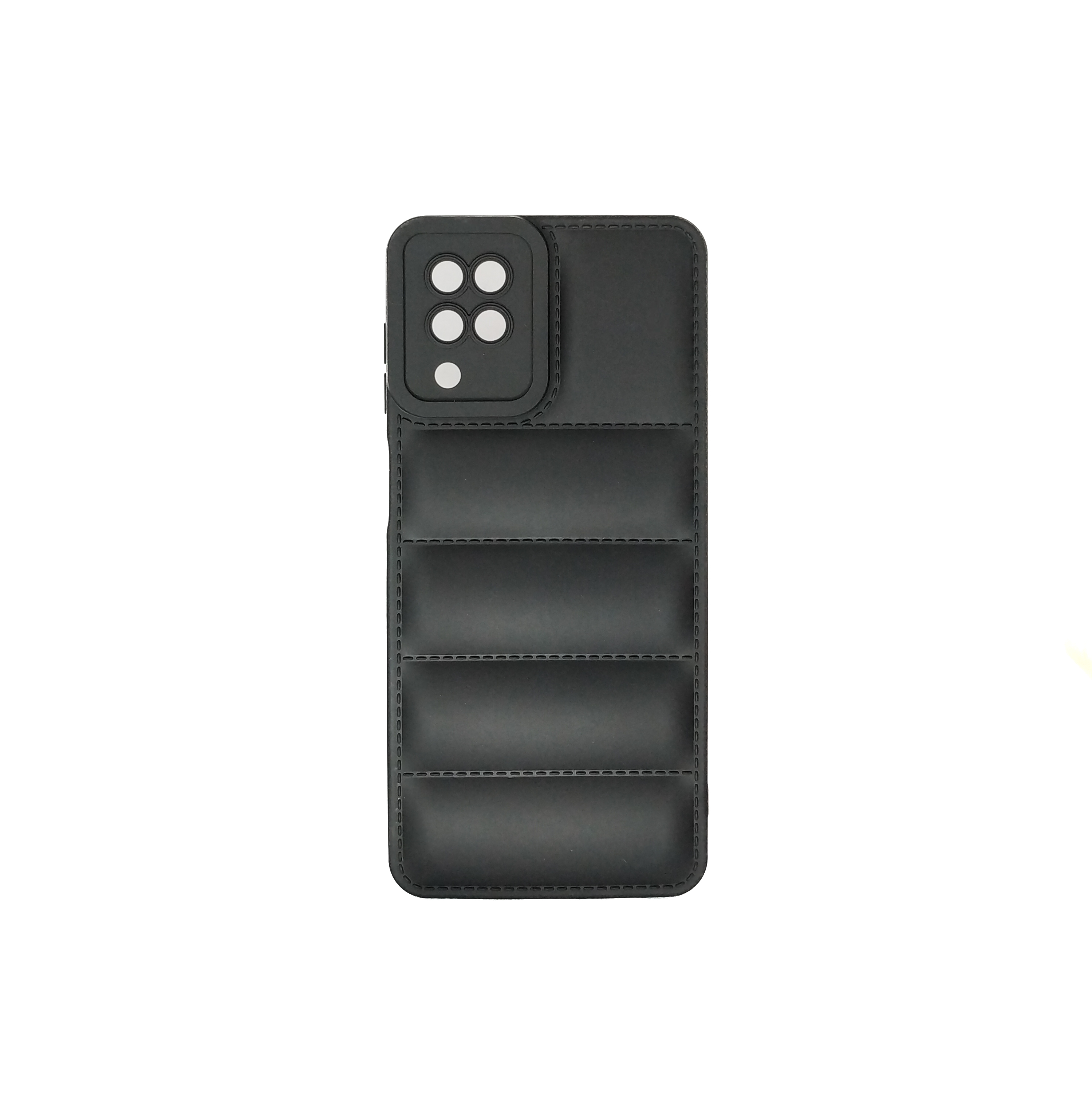 Protectores para celular  para Samsung  A12 / M12 Funda de tpu Puffer Negro