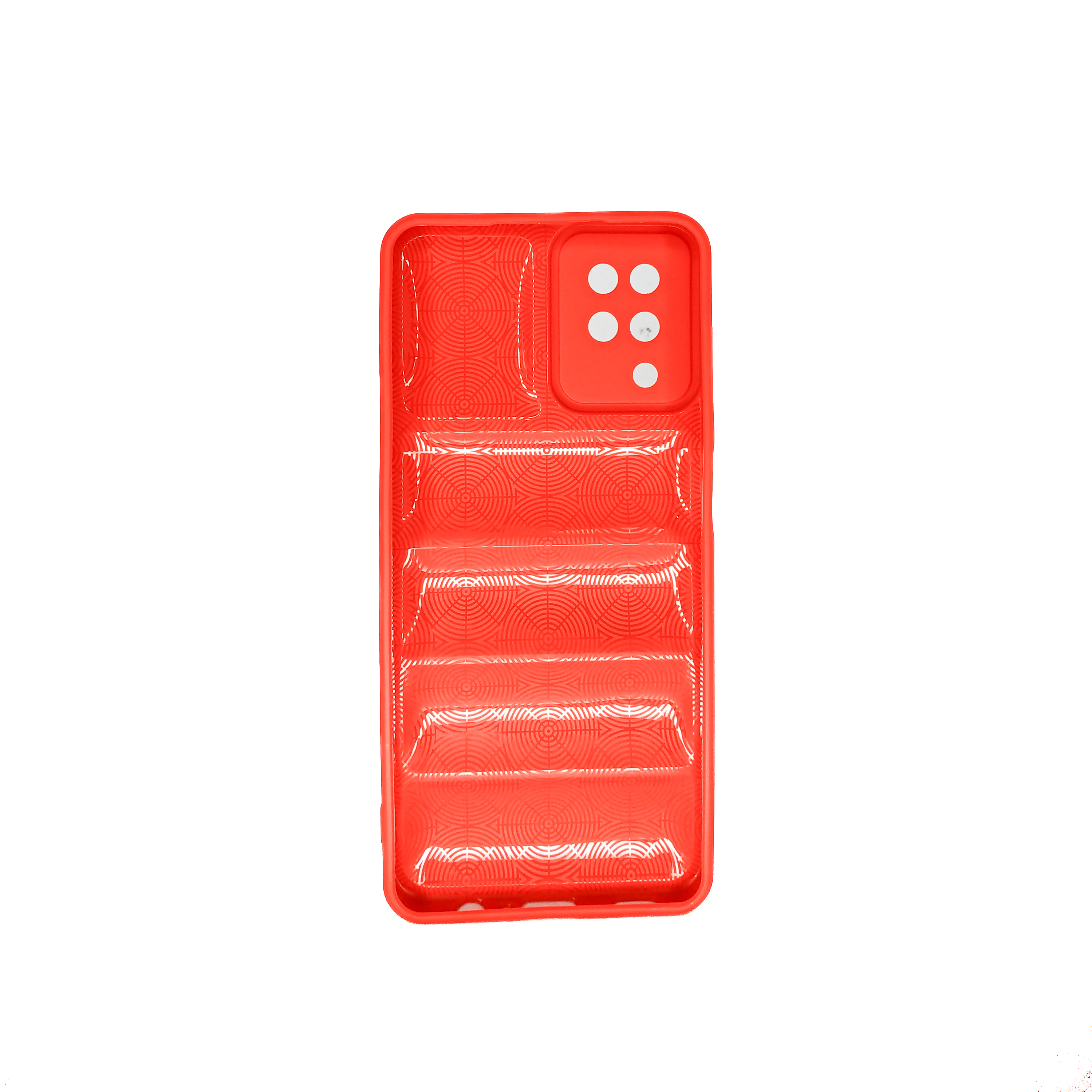 Protectores para celular  para Samsung  A12 / M12 Funda de tpu Puffer Rojo