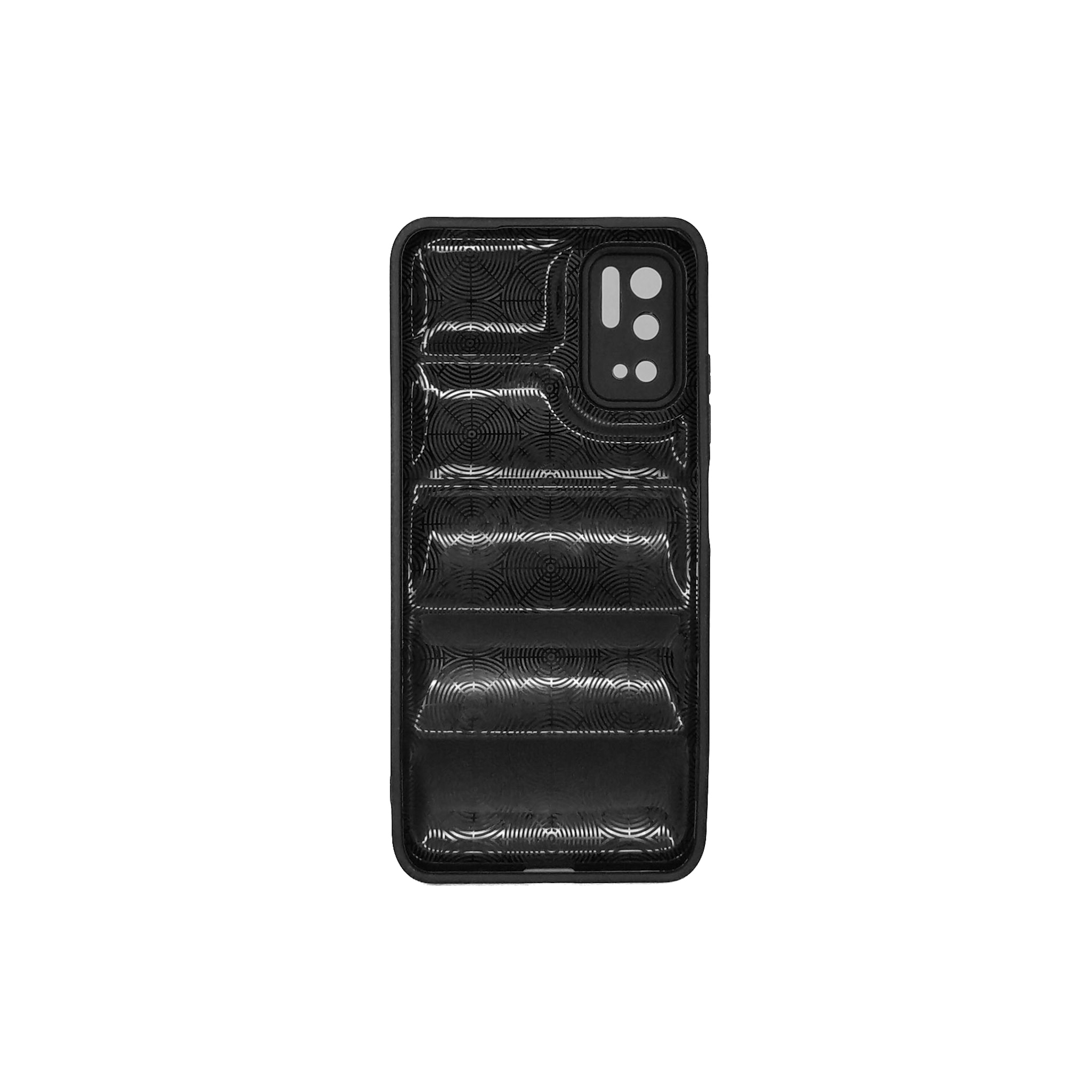 Protectores para celular  para Xiaomi  Redmi Note 10 5G Funda de tpu Puffer Negro