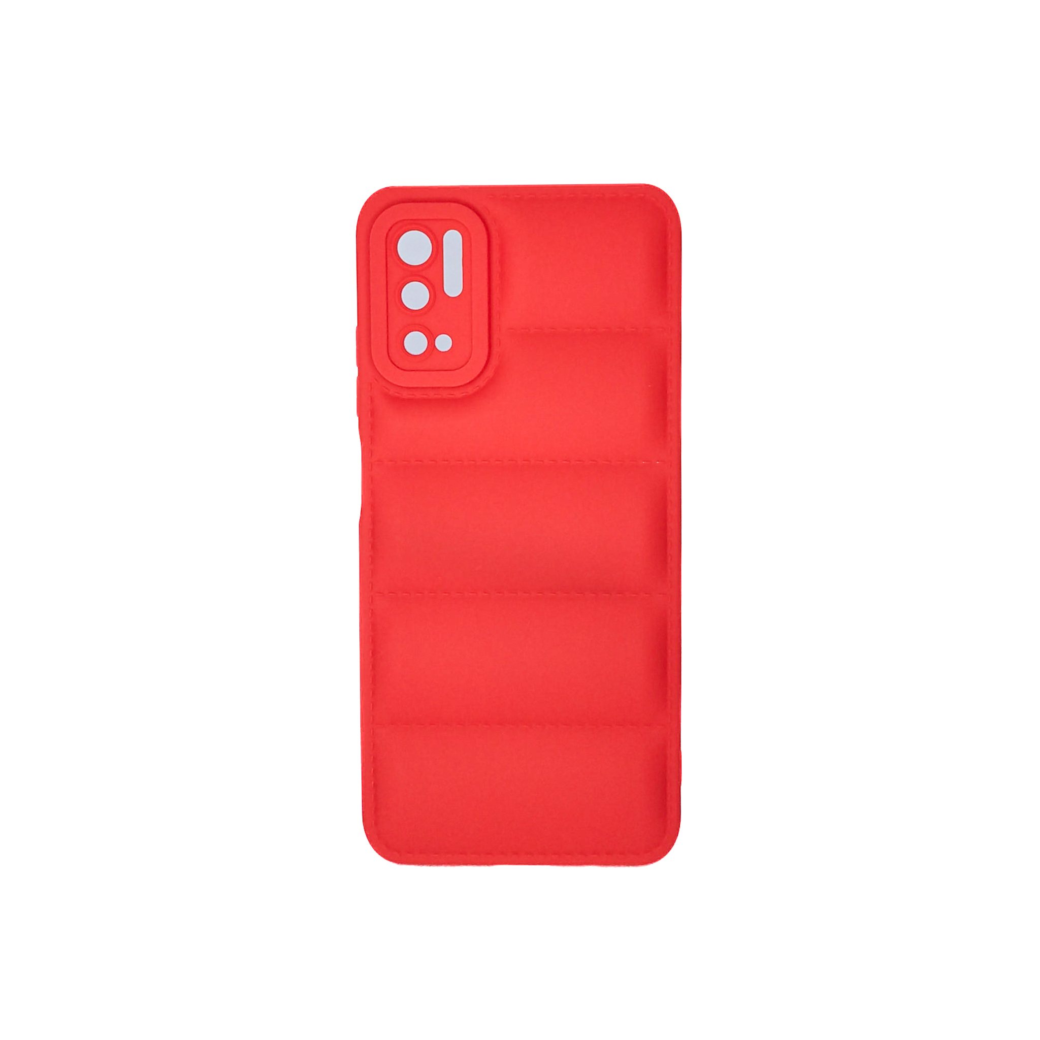 Protectores para celular  para Xiaomi  Redmi Note 10 5G Funda de tpu Puffer Rojo