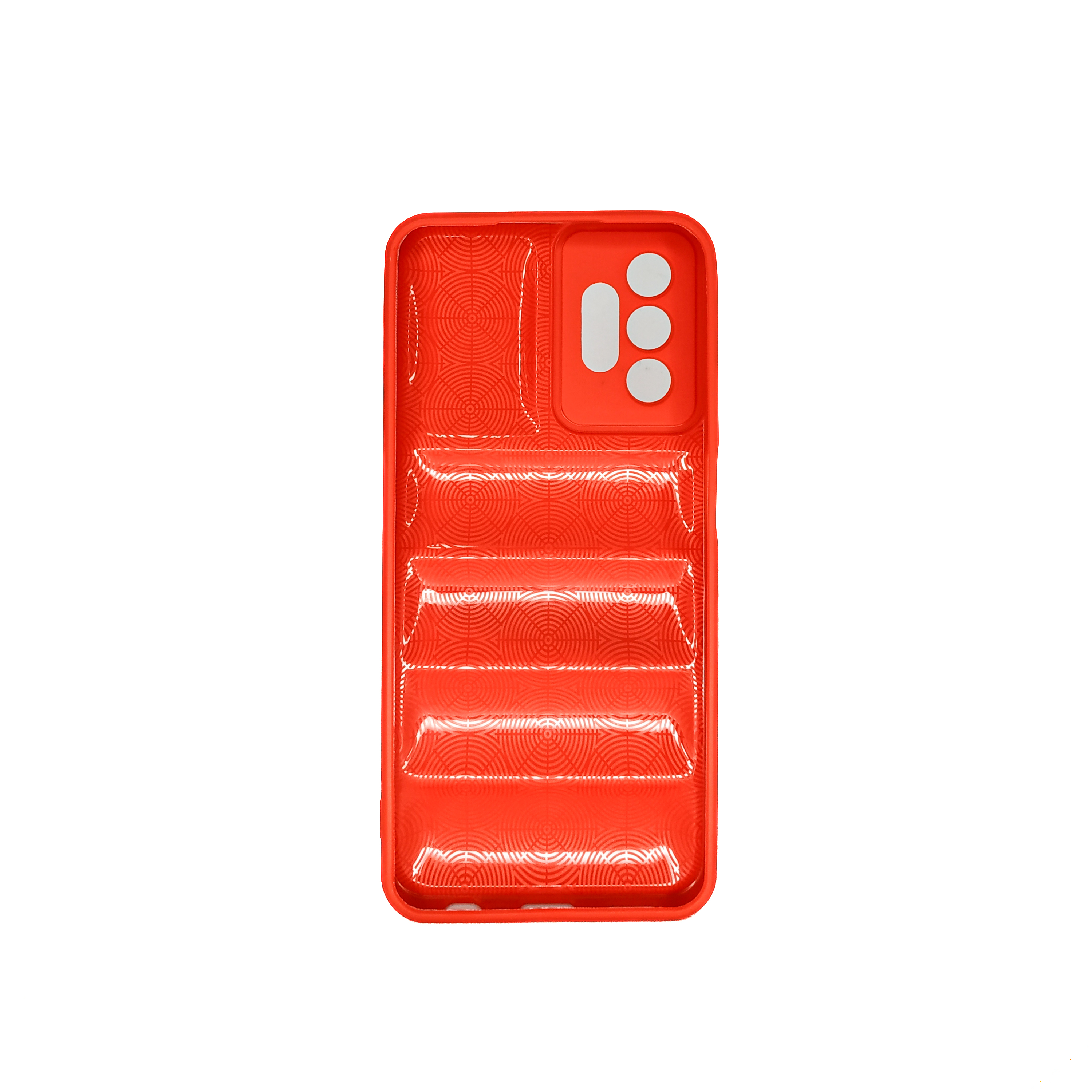 Protectores para celular  para Samsung  A13 (4G) Funda de tpu Puffer Rojo